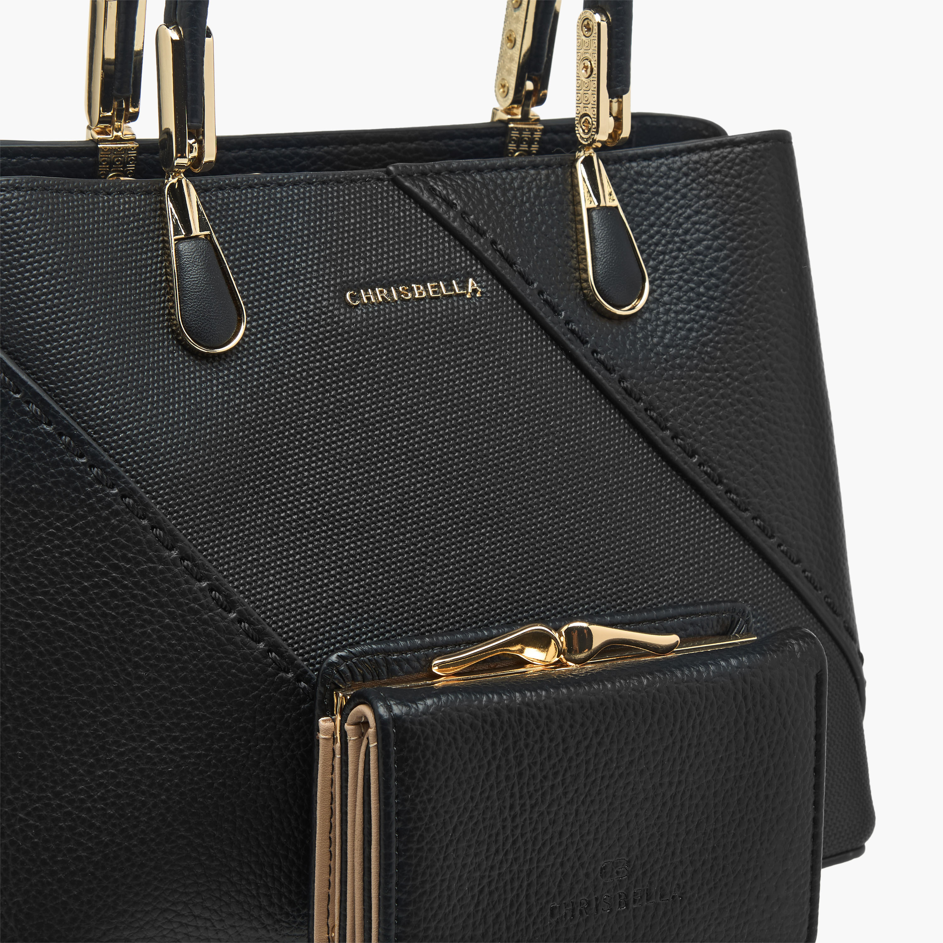 شنطة توتي بارزة الملمس بحزام قابل للفصل مع محفظة من كريسبيلا-women-bagsandwallets-handbags-image-6