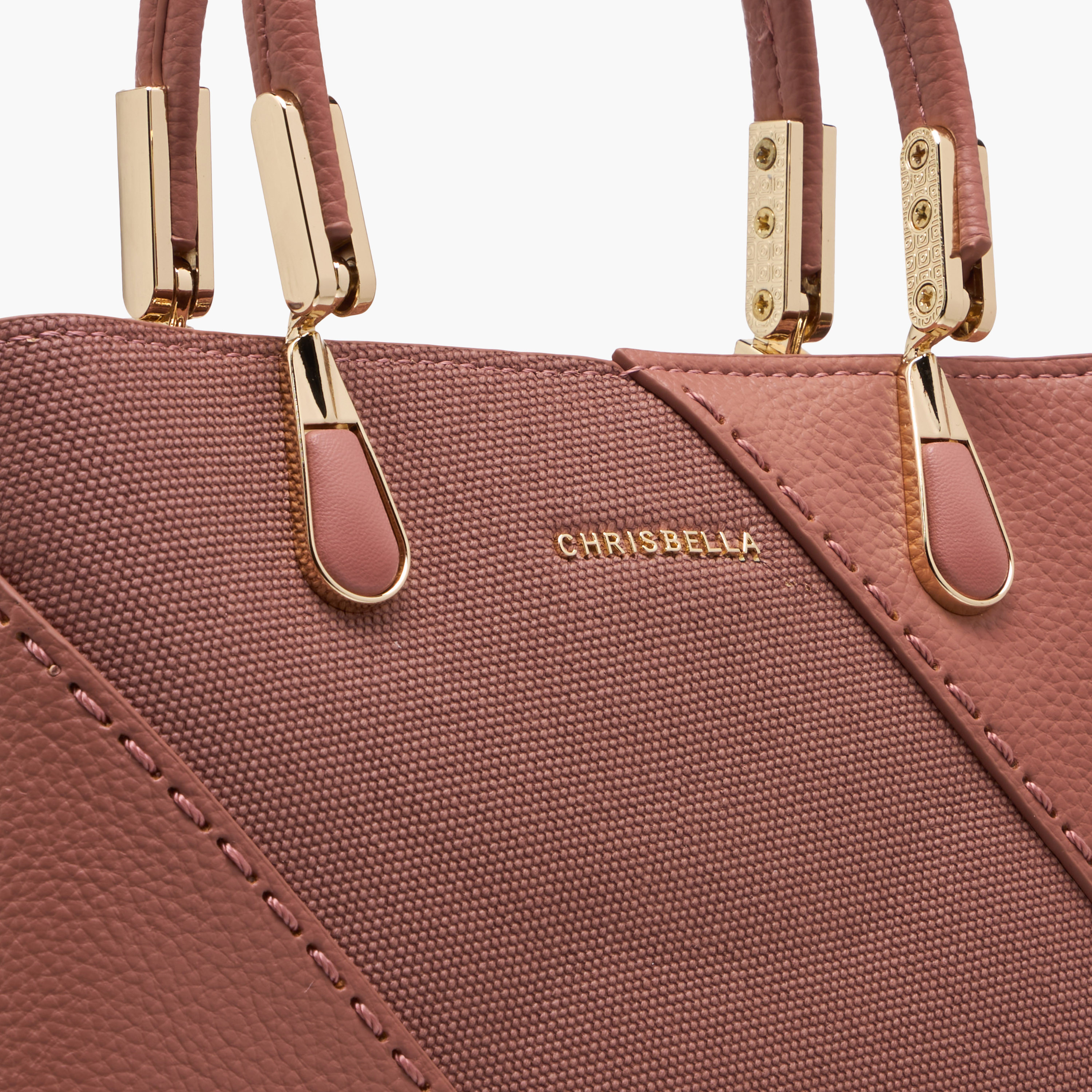 Chrisbella Textured Tote Bag with Detachable Strap and Wallet-women-bagsandwallets-handbags-image-6