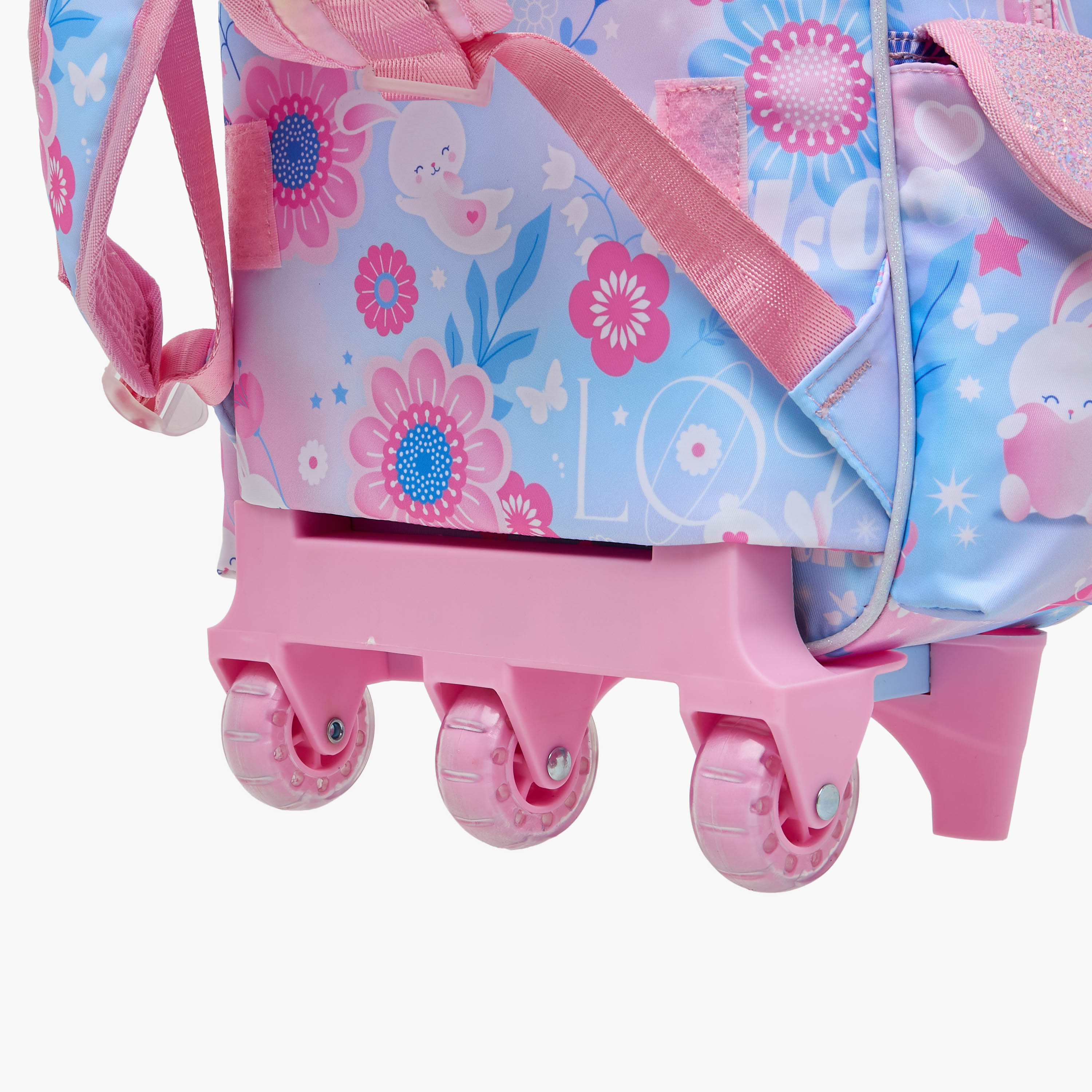 Charmz Animal Print Trolley Bag for Girls 2-5 Years with Padded Shoulder Straps -school-bagsandbackpacks-trolleybags-image-11