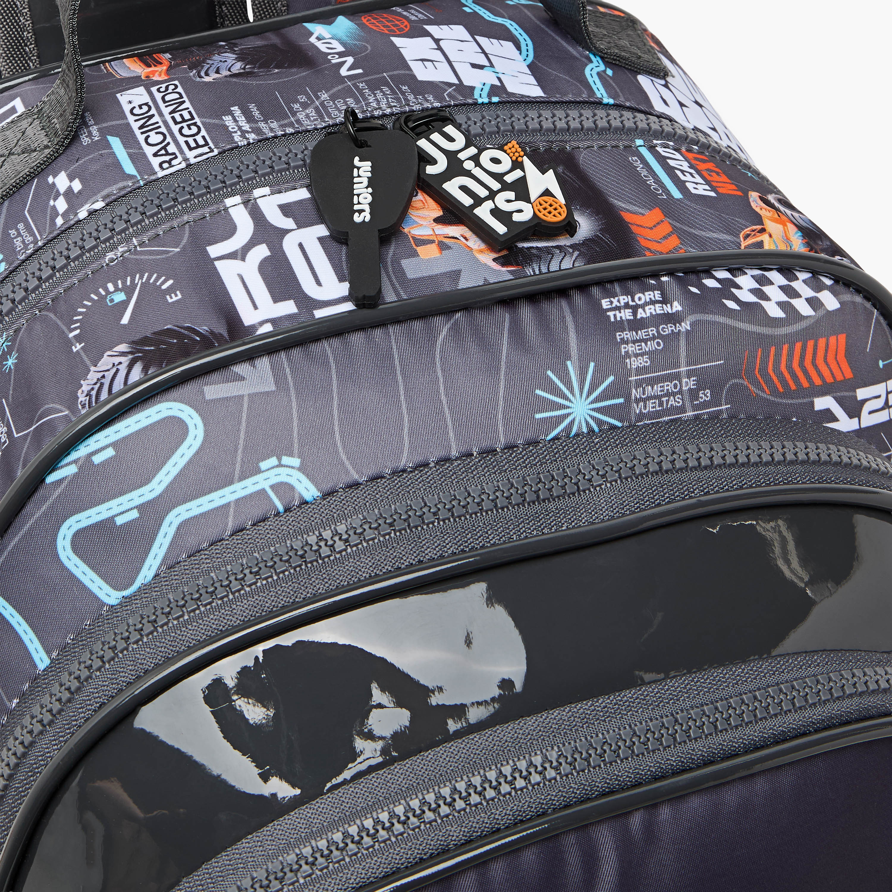 شنطة ظهر بأحزمة كتف قابلة للتعديل وسحاب إغلاق وطبعات من جونيورز - 16 بوصة-school-bagsandbackpacks-backpacks-image-5