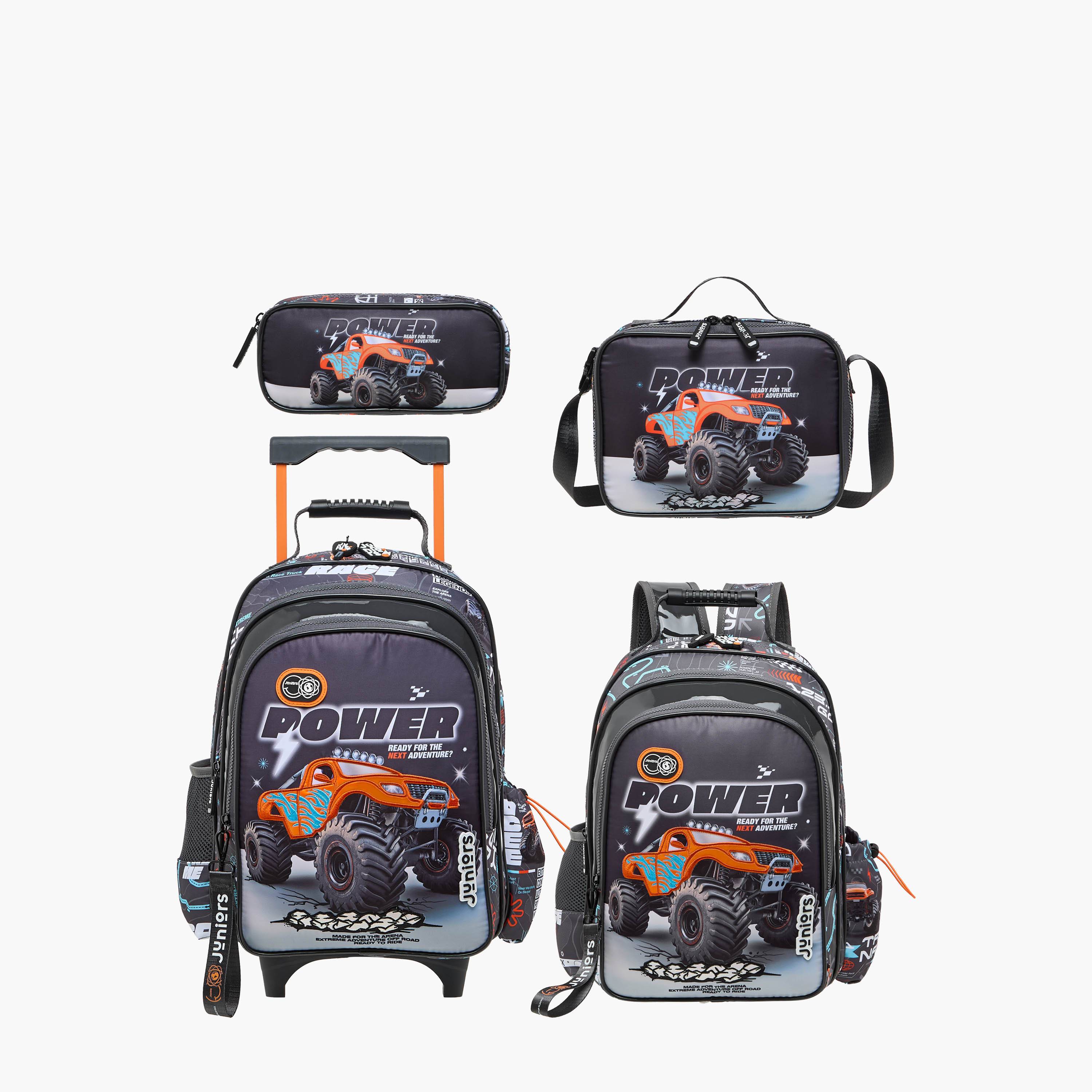 Juniors Cars Trolley Bag for Boys 5-8 Years with Laptop Compartment -school-bagsandbackpacks-trolleybags-image-1