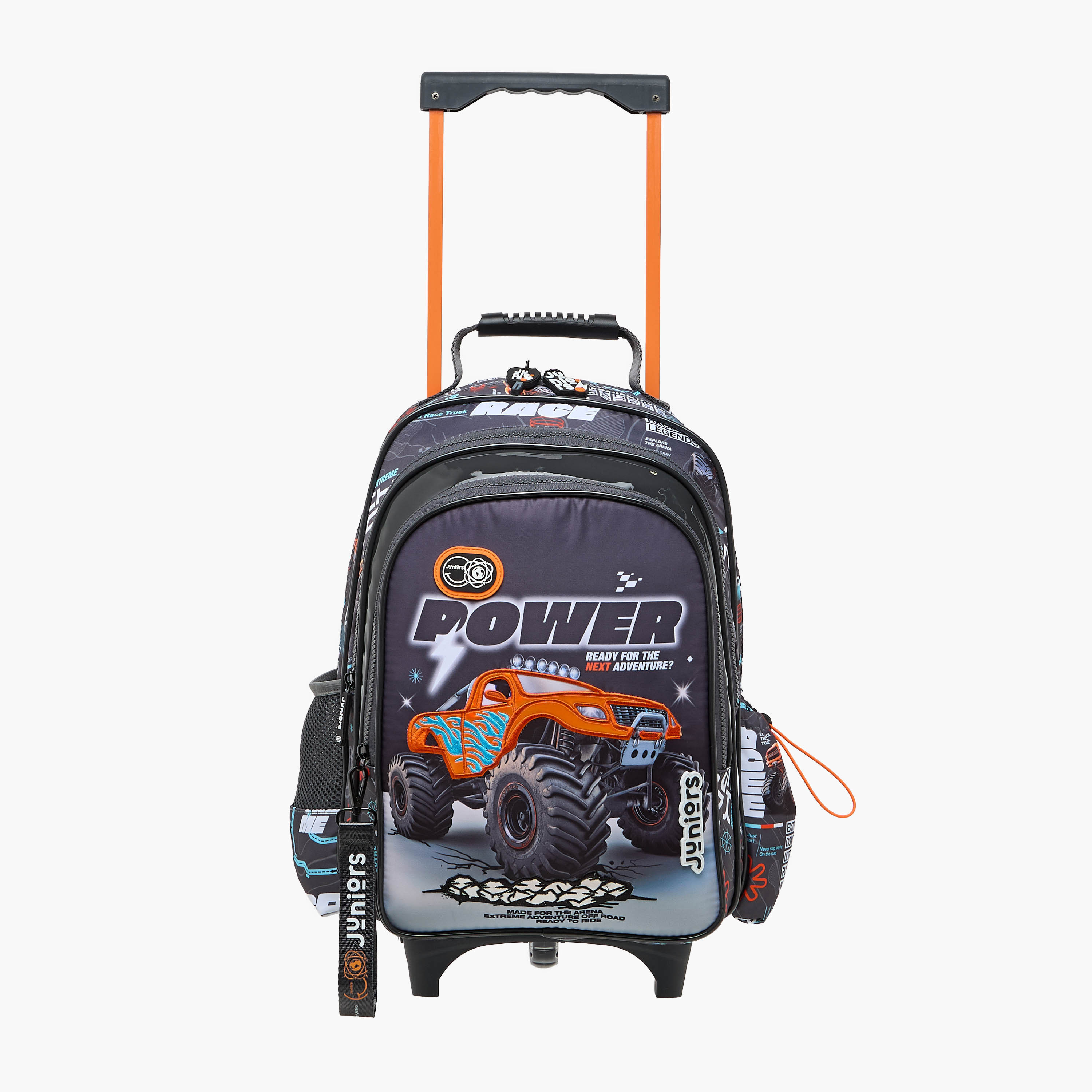 Juniors Cars Trolley Bag for Boys 5-8 Years with Laptop Compartment -school-bagsandbackpacks-trolleybags-image-5