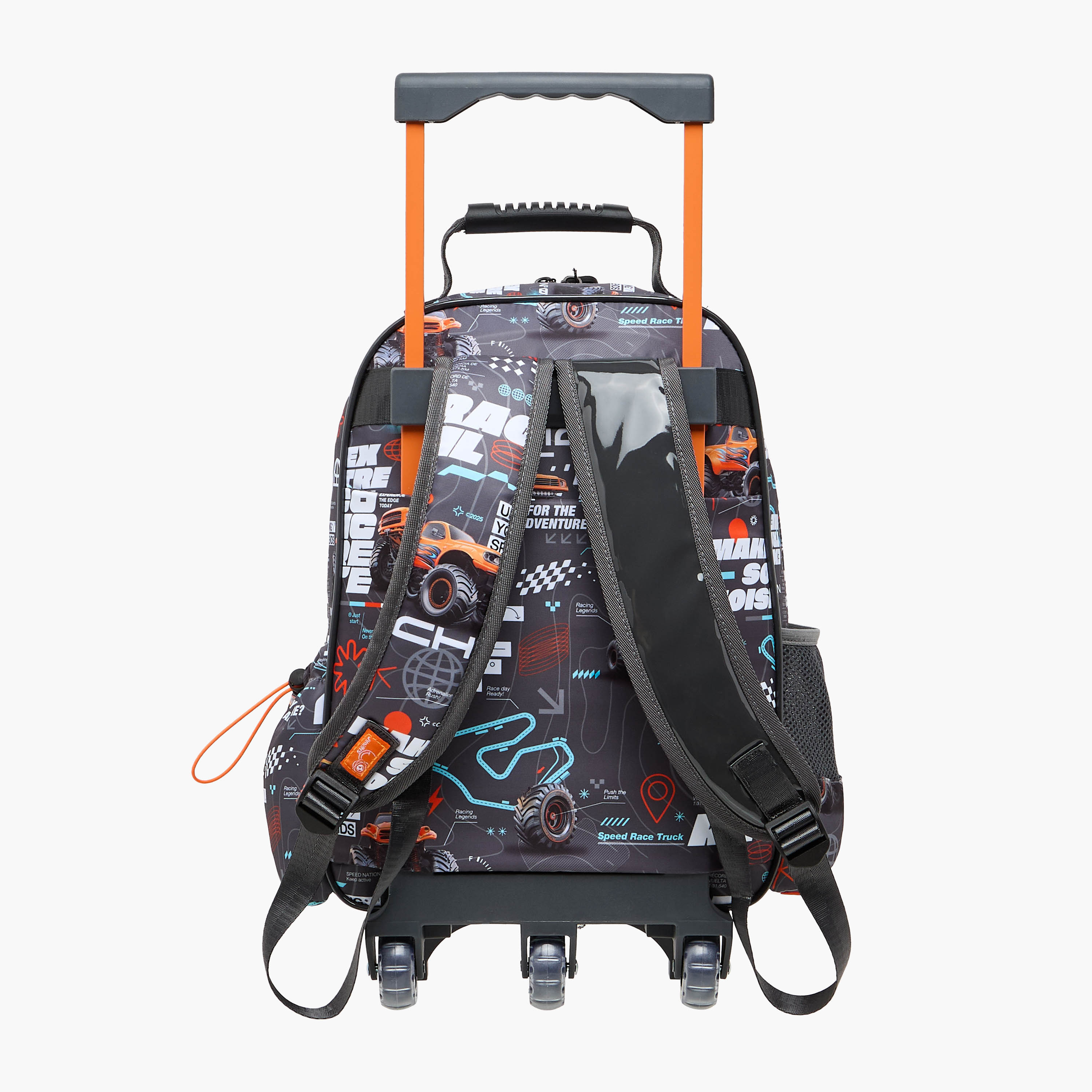 Juniors Cars Trolley Bag for Boys 5-8 Years with Laptop Compartment -school-bagsandbackpacks-trolleybags-image-7