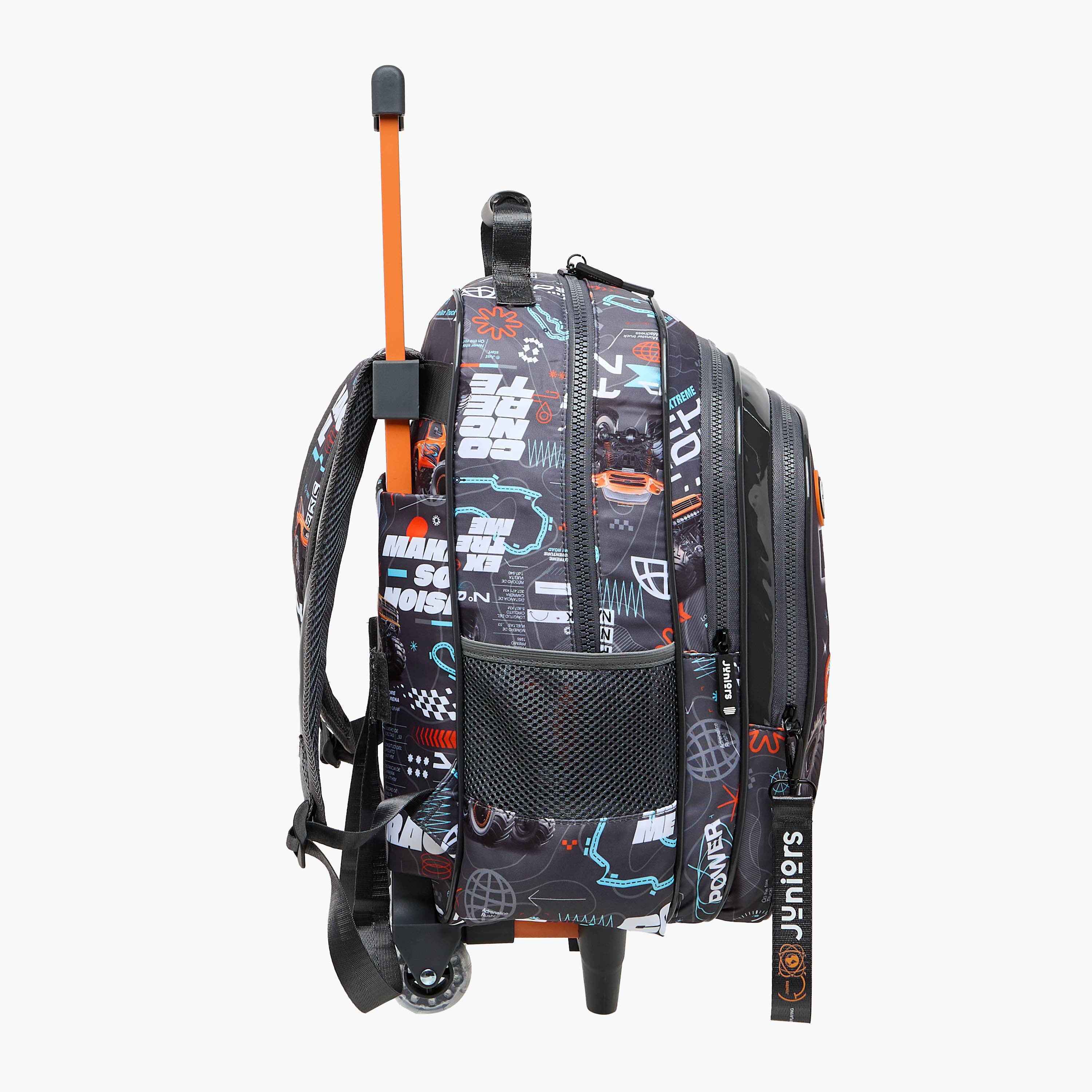 Juniors Cars Trolley Bag for Boys 5-8 Years with Laptop Compartment -school-bagsandbackpacks-trolleybags-image-8