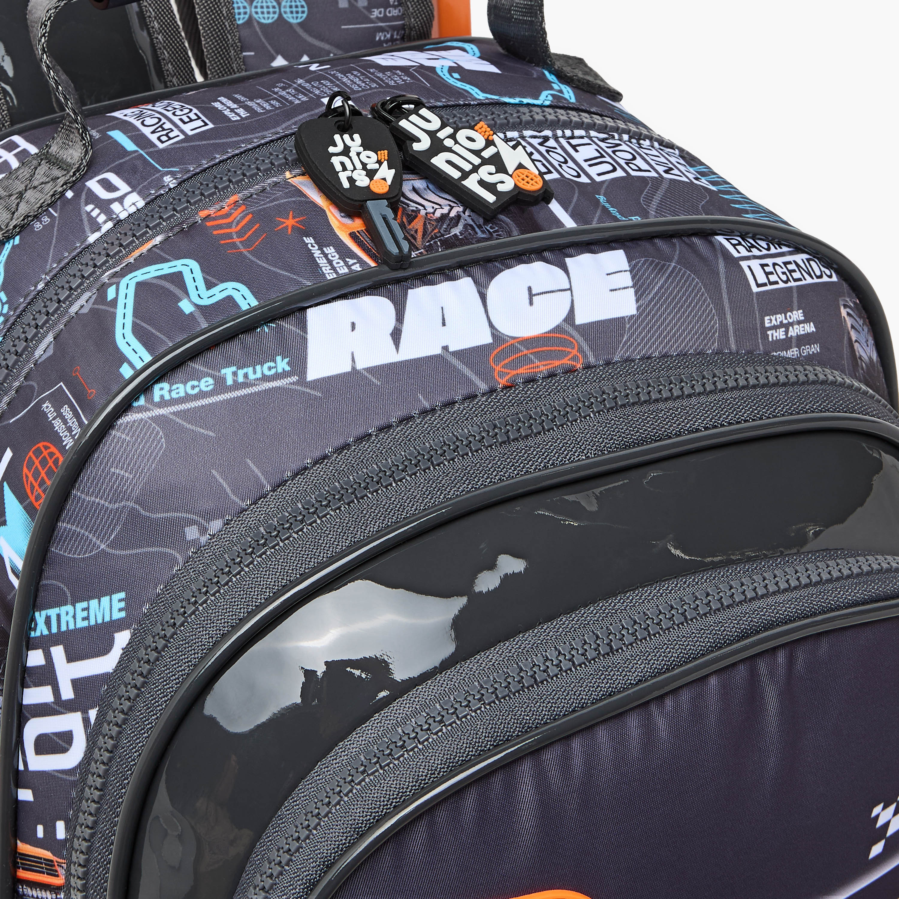 Juniors Cars Trolley Bag for Boys 5-8 Years with Laptop Compartment -school-bagsandbackpacks-trolleybags-image-9