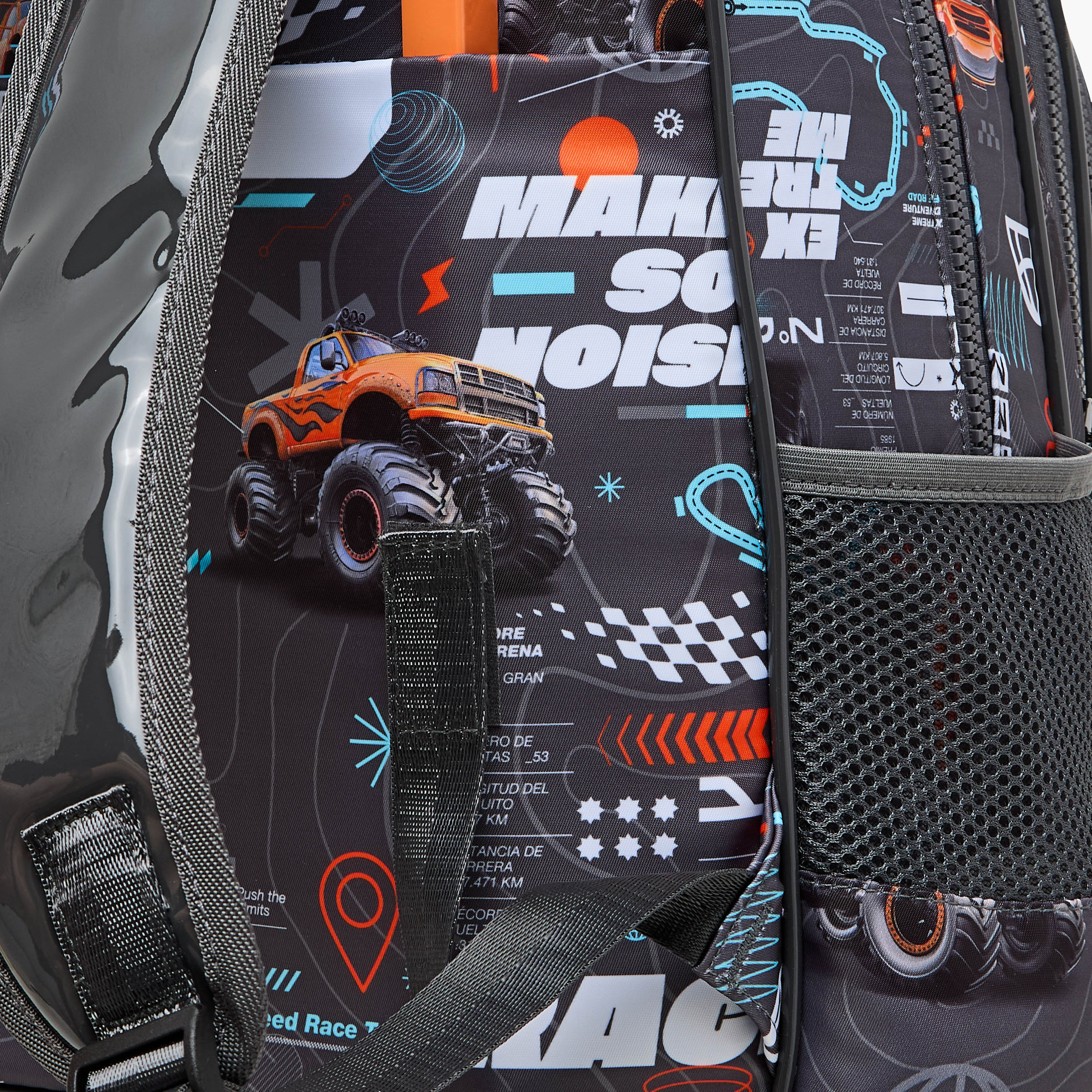 Juniors Cars Trolley Bag for Boys 5-8 Years with Laptop Compartment -school-bagsandbackpacks-trolleybags-image-11