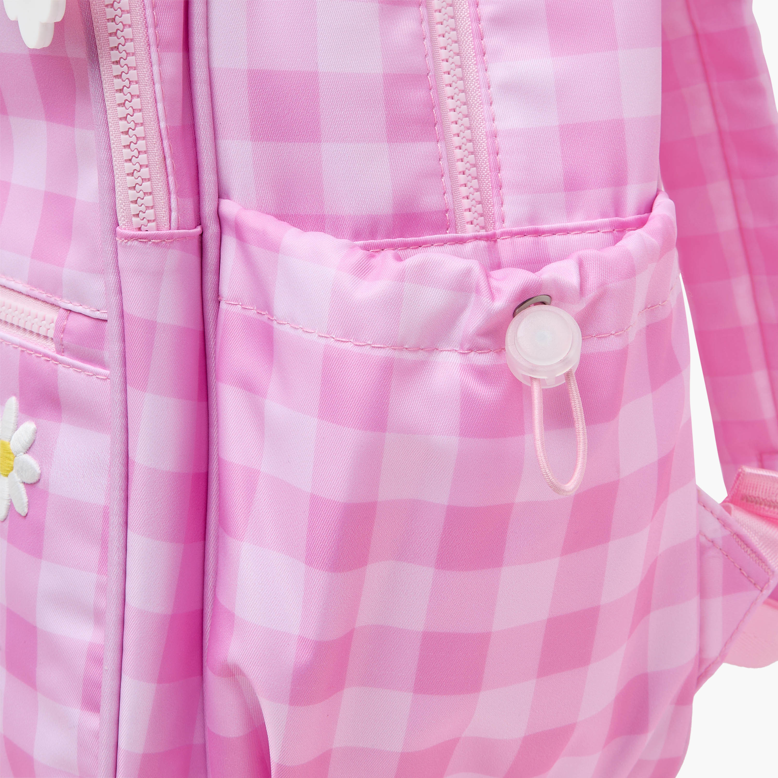 Charmz Checked Backpack with Adjustable Straps and Zip Closure - 17 inches-school-bagsandbackpacks-backpacks-image-10
