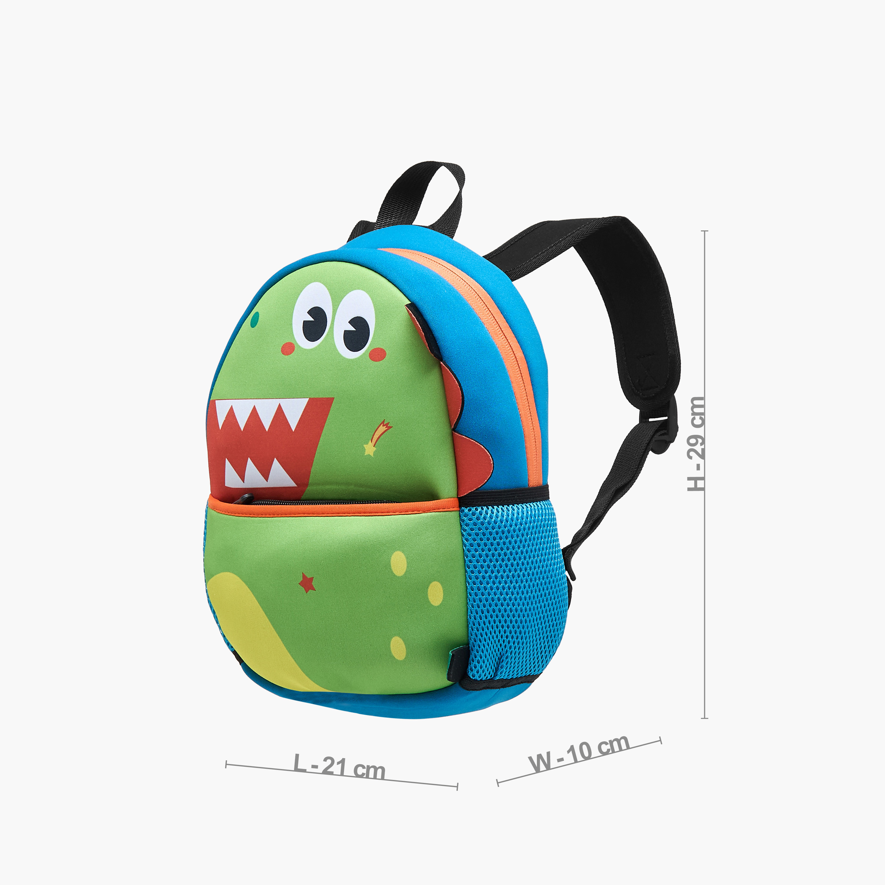 شنطة ظهر بطبعات ديناصور وحمالات قابلة للتعديل وسحاب إغلاق من جونيورز - 12 بوصة-school-bagsandbackpacks-backpacks-image-4