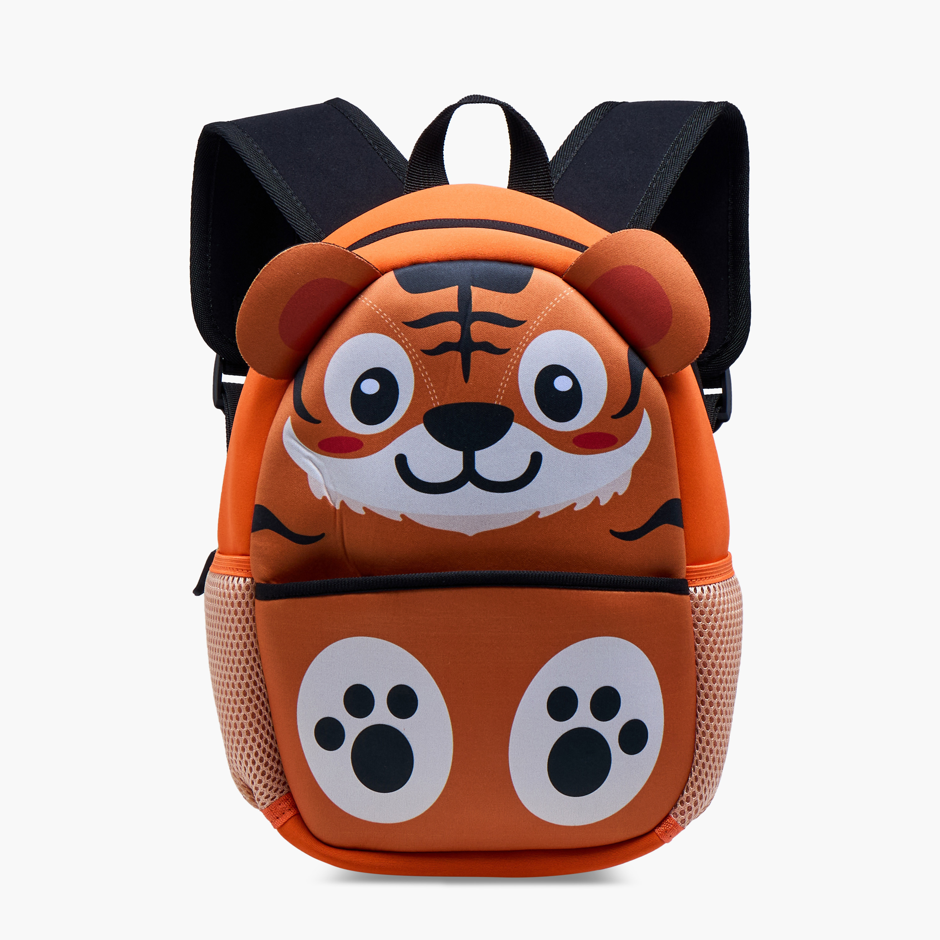 Juniors Tiger Applique Backpack with Adjustable Straps and Zip Closure - 12 inches-school-bagsandbackpacks-backpacks-image-1