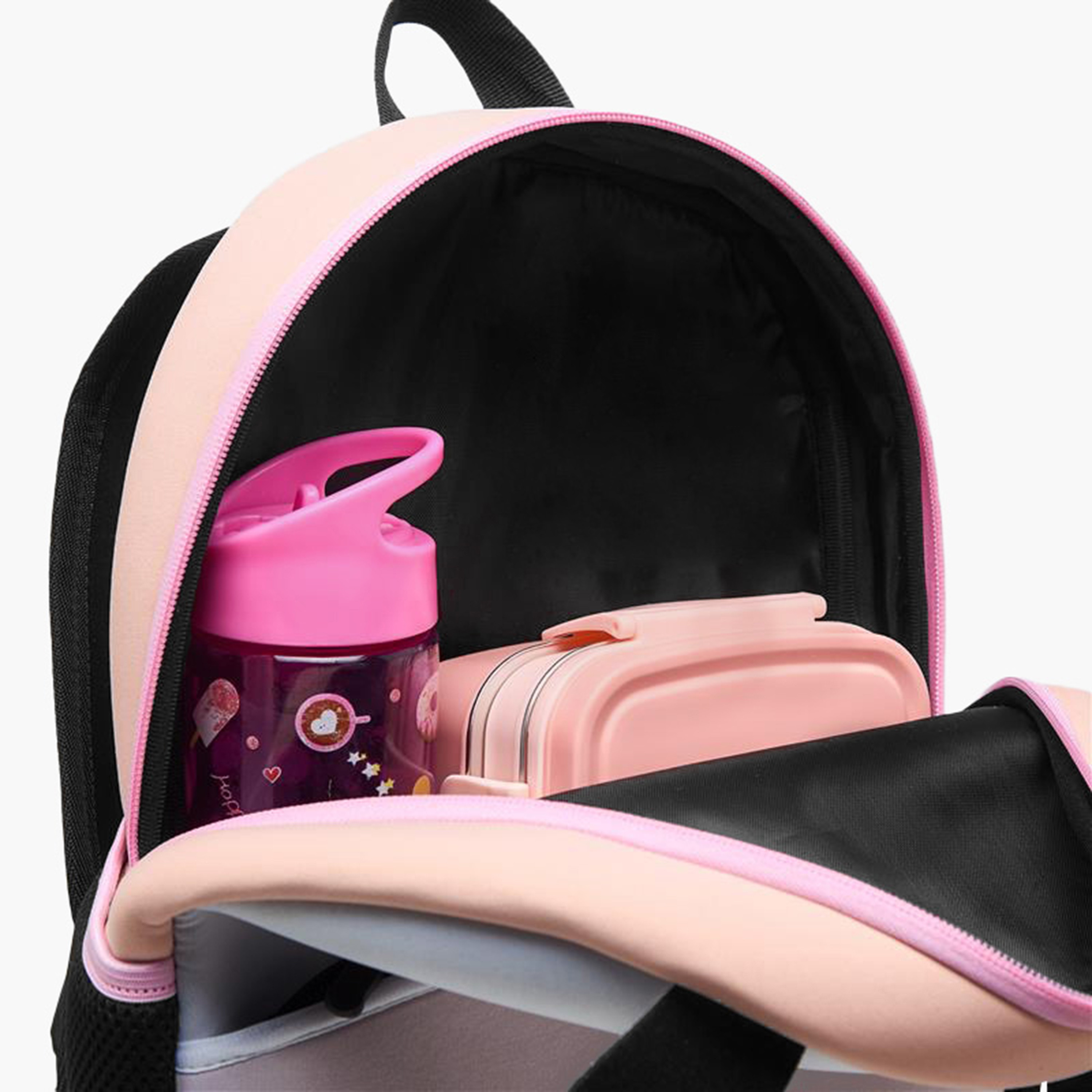 شنطة ظهر بطبعات قطة وحمالات قابلة للتعديل وسحاب إغلاق من جونيورز - 13 بوصة-school-bagsandbackpacks-backpacks-image-12