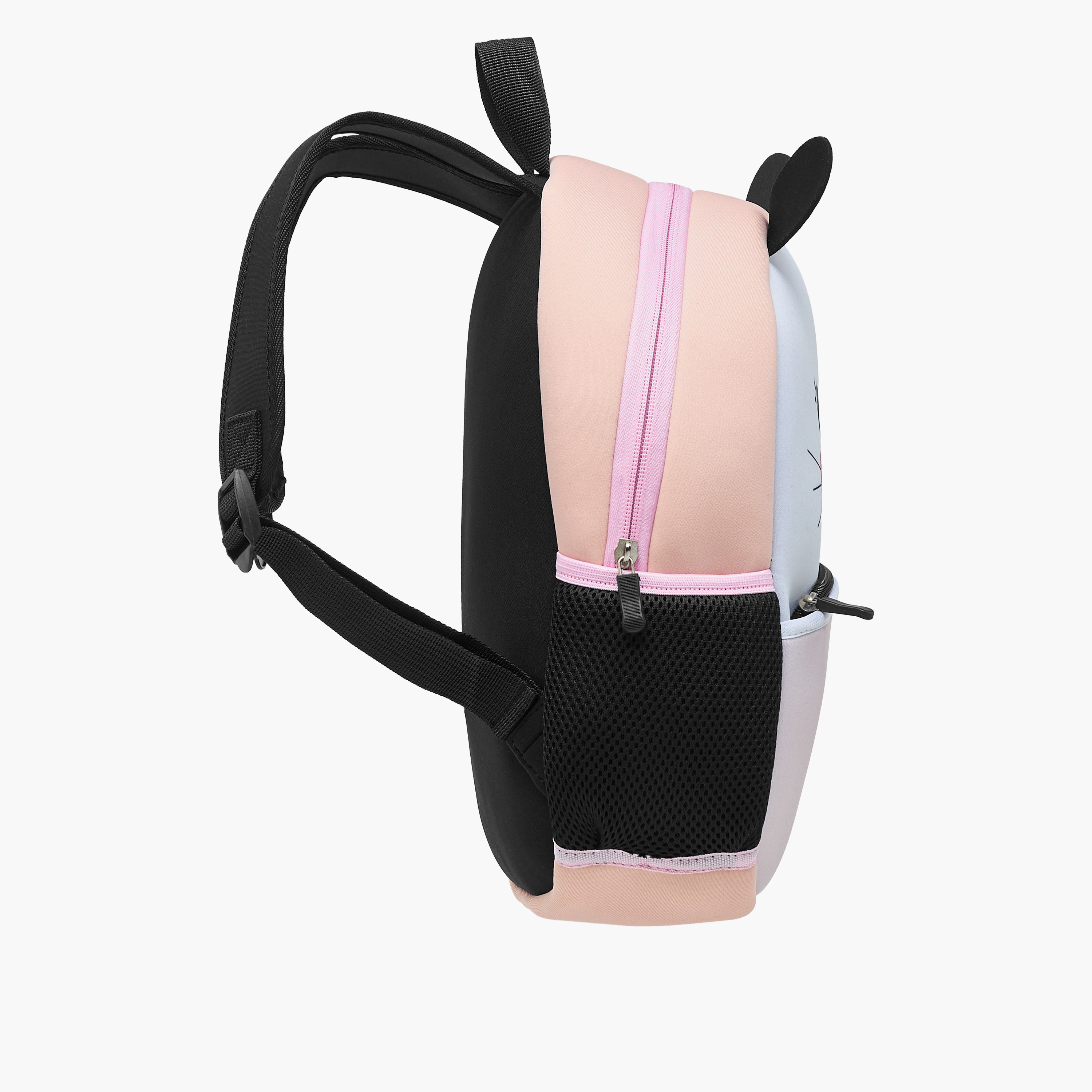 شنطة ظهر بطبعات قطة وحمالات قابلة للتعديل وسحاب إغلاق من جونيورز - 13 بوصة-school-bagsandbackpacks-backpacks-image-5