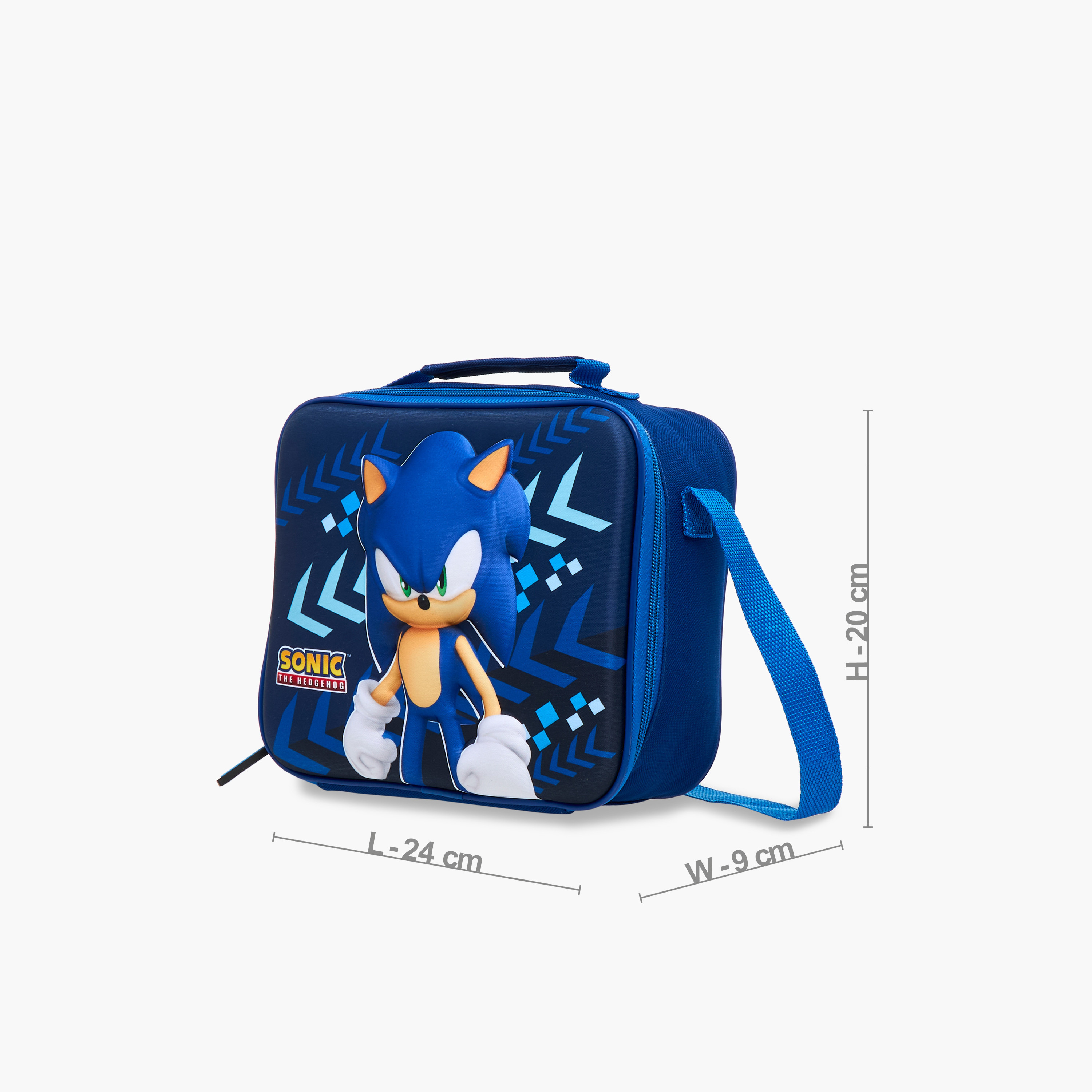 Sonic 3-Piece Printed Trolley Backpack Set - 12 inches-school-bagsandbackpacks-trolleybags-image-19