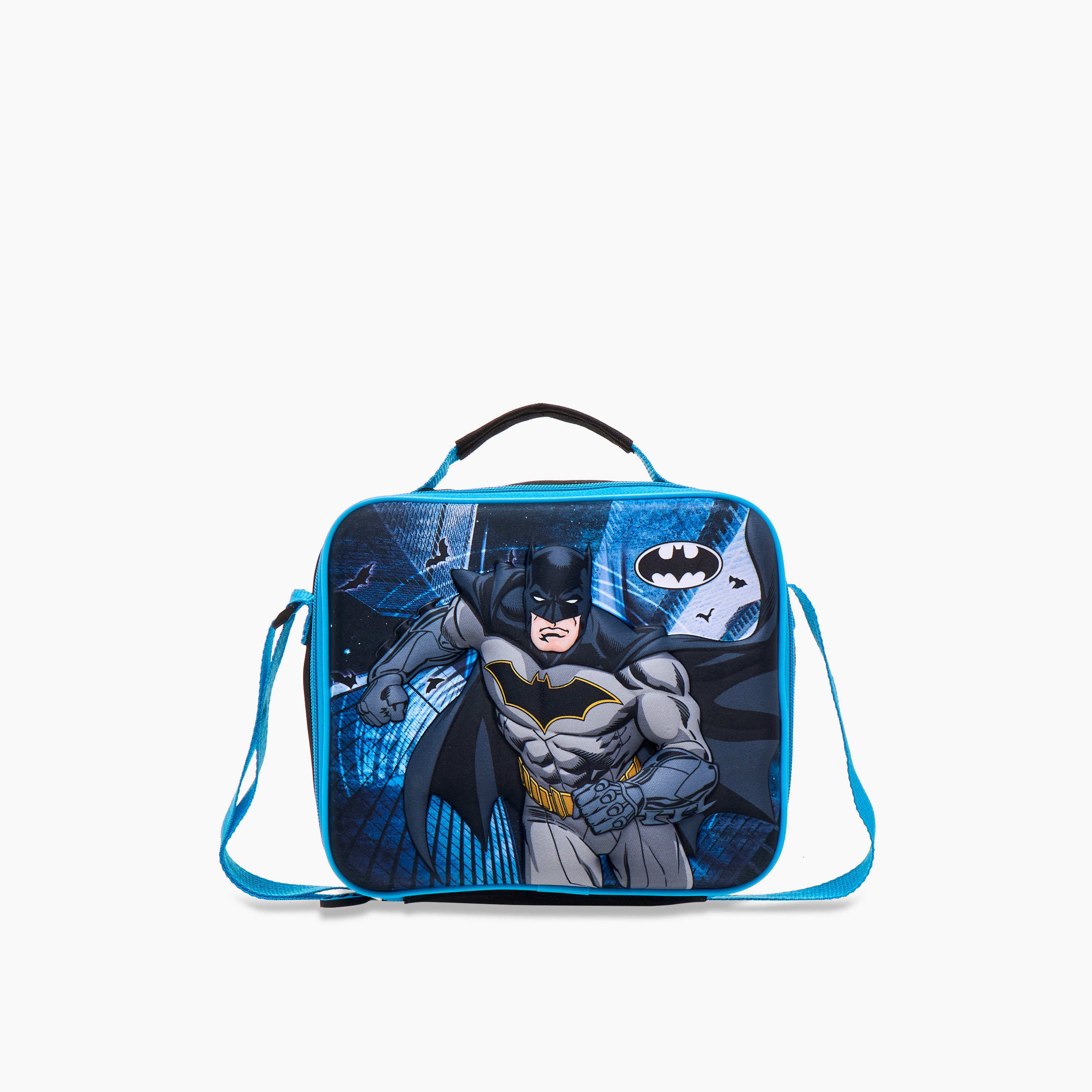 Batman Print 3-Piece Trolley Backpack Set - 12 inches-school-bagsandbackpacks-trolleybags-image-16
