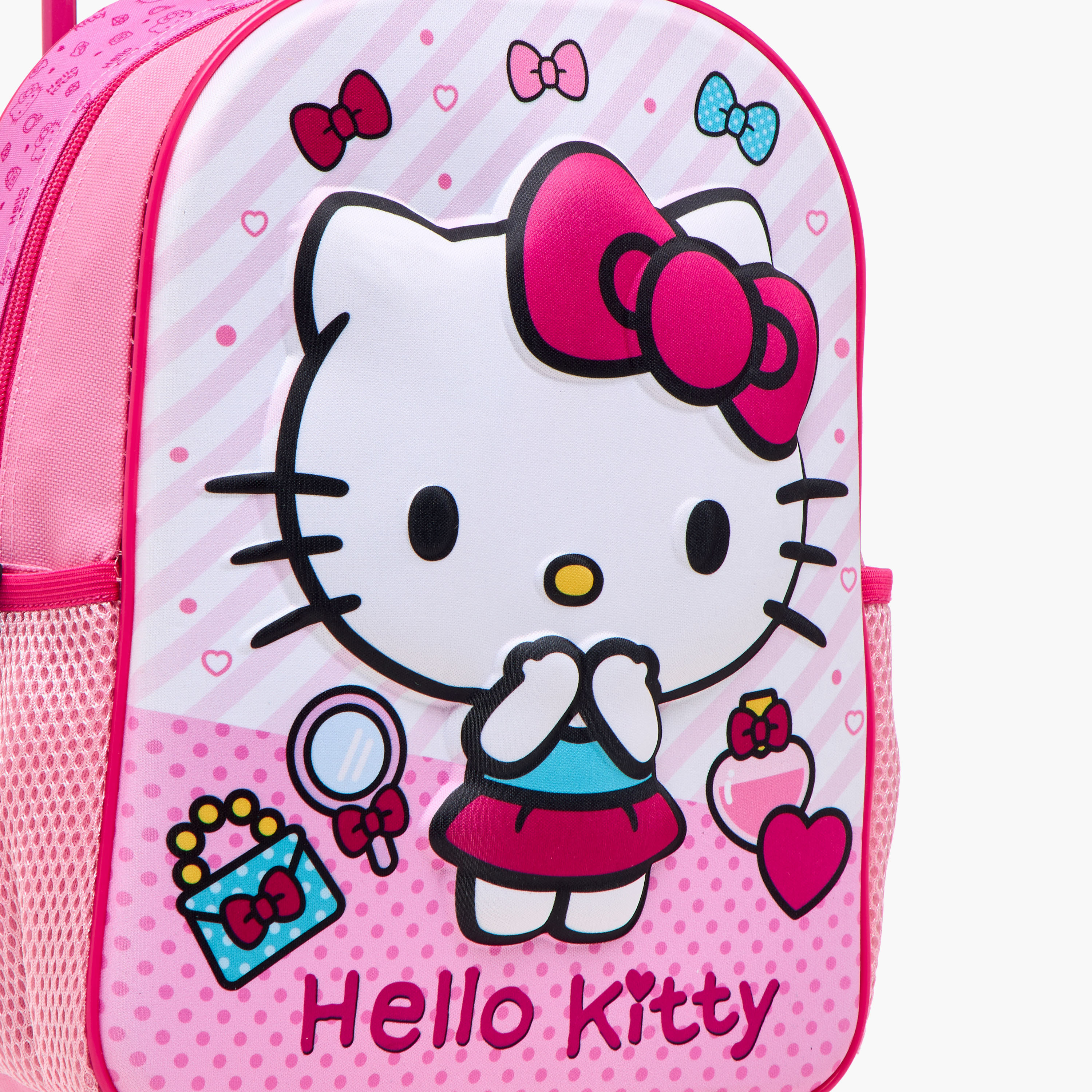 Hello Kitty Print 3-Piece Trolley Backpack Set - 12 inches-school-bagsandbackpacks-trolleybags-image-10