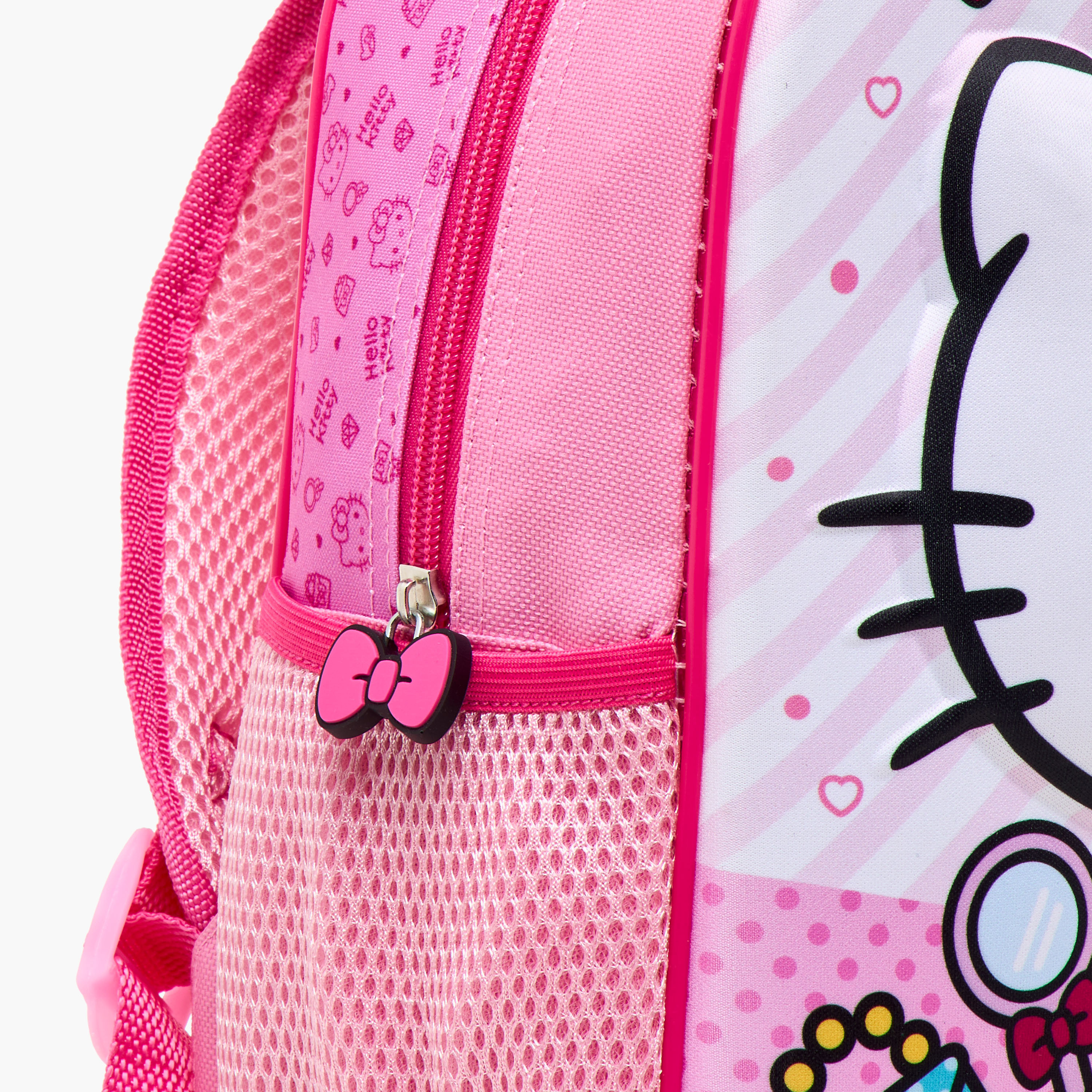 Hello Kitty Print 3-Piece Trolley Backpack Set - 12 inches-school-bagsandbackpacks-trolleybags-image-11
