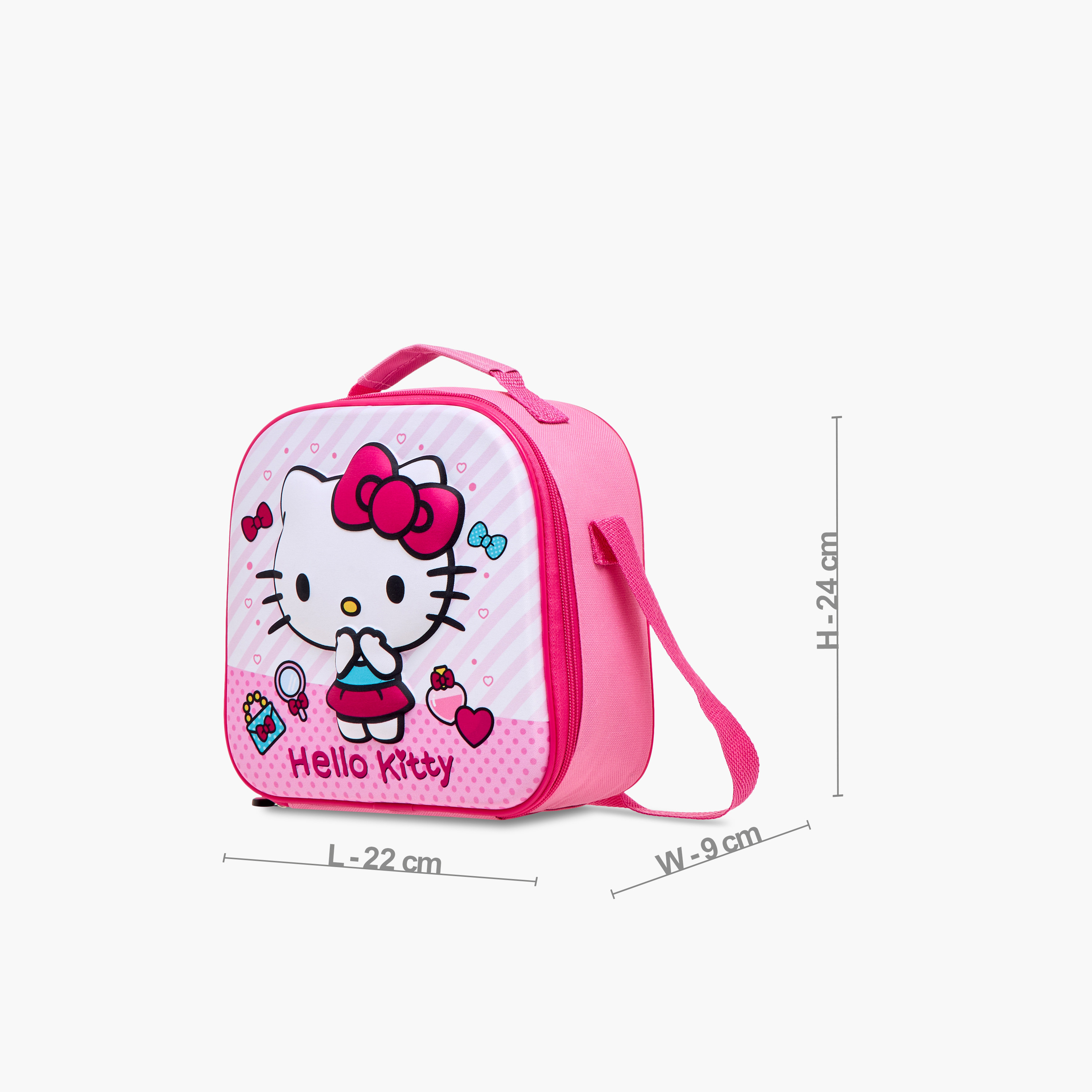 Hello Kitty Print 3-Piece Trolley Backpack Set - 12 inches-school-bagsandbackpacks-trolleybags-image-21