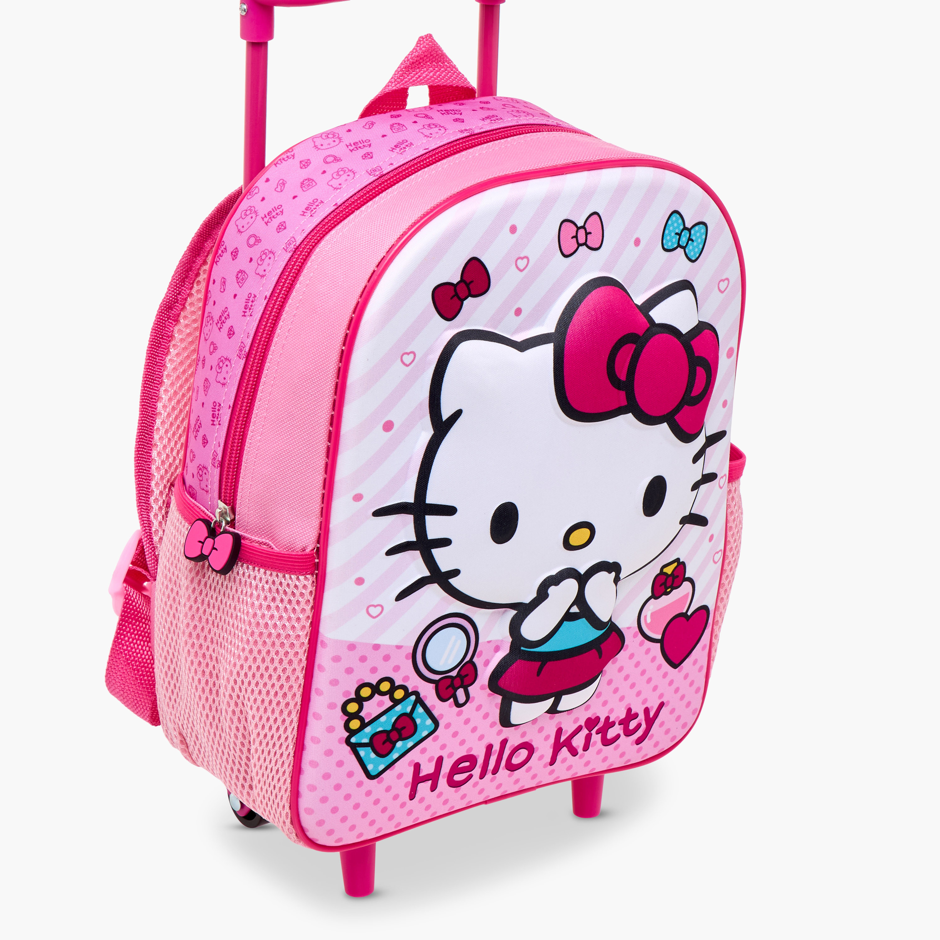 Hello Kitty Print 3-Piece Trolley Backpack Set - 12 inches-school-bagsandbackpacks-trolleybags-image-9