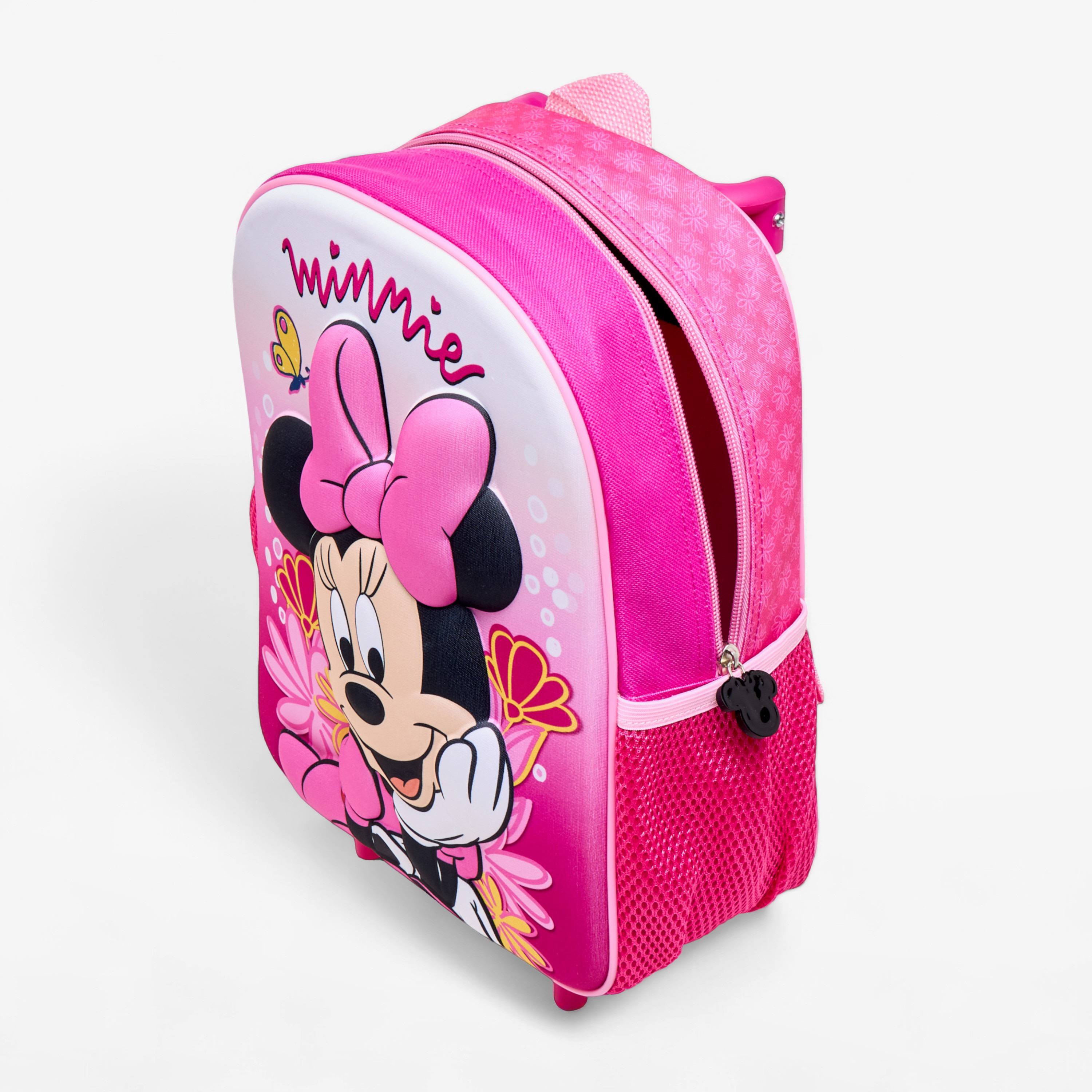 Disney 3-Piece Minnie Mouse Print Trolley Backpack Set -12 inches-school-bagsandbackpacks-trolleybags-image-14