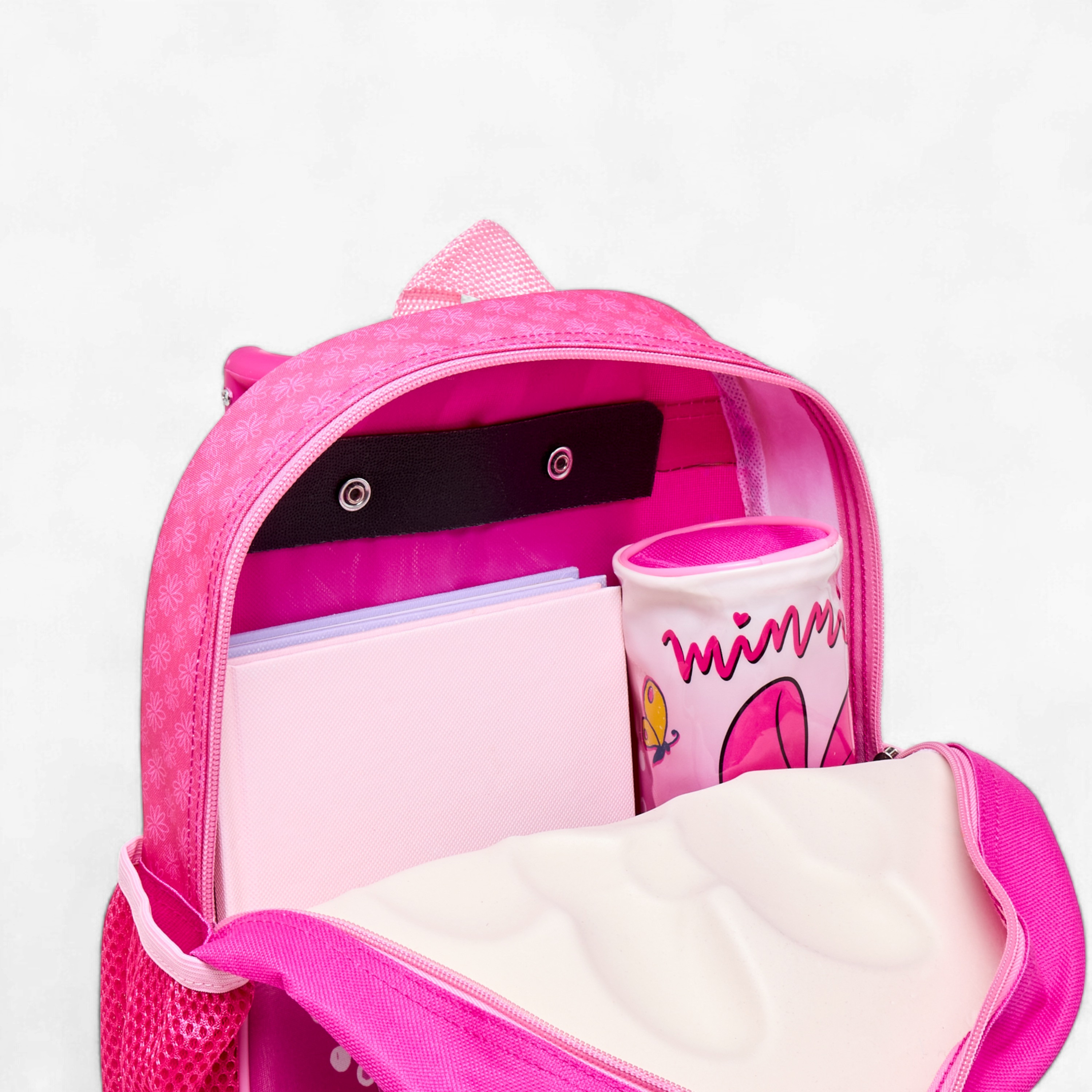 Disney 3-Piece Minnie Mouse Print Trolley Backpack Set -12 inches-school-bagsandbackpacks-trolleybags-image-15
