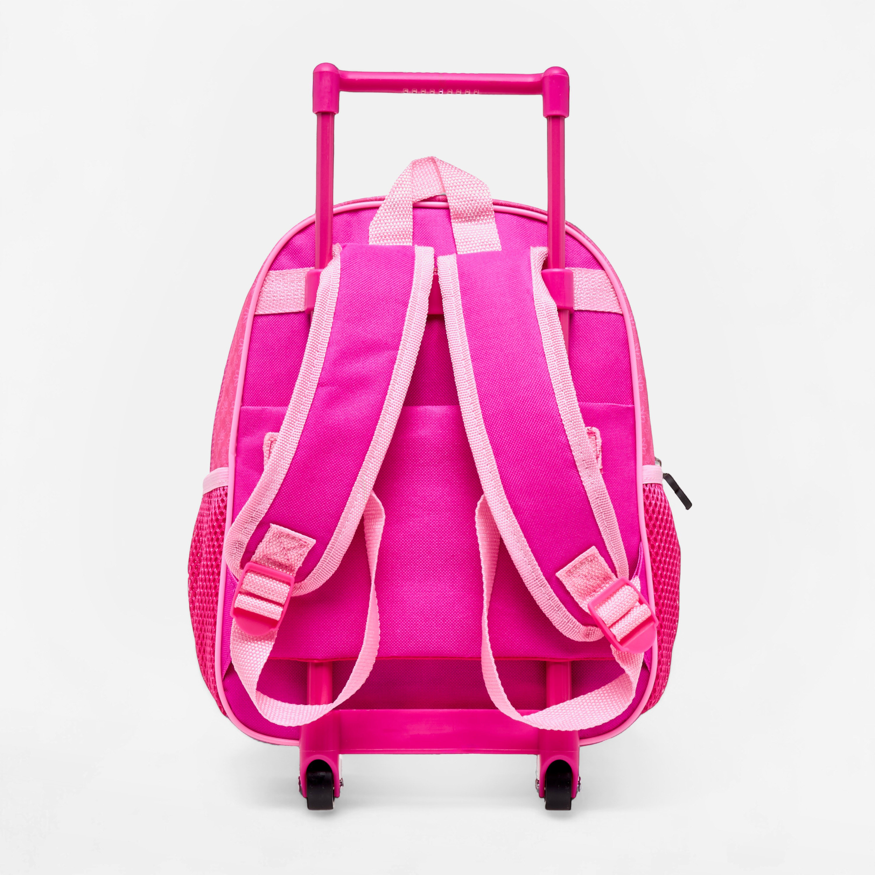 Disney 3-Piece Minnie Mouse Print Trolley Backpack Set -12 inches-school-bagsandbackpacks-trolleybags-image-5