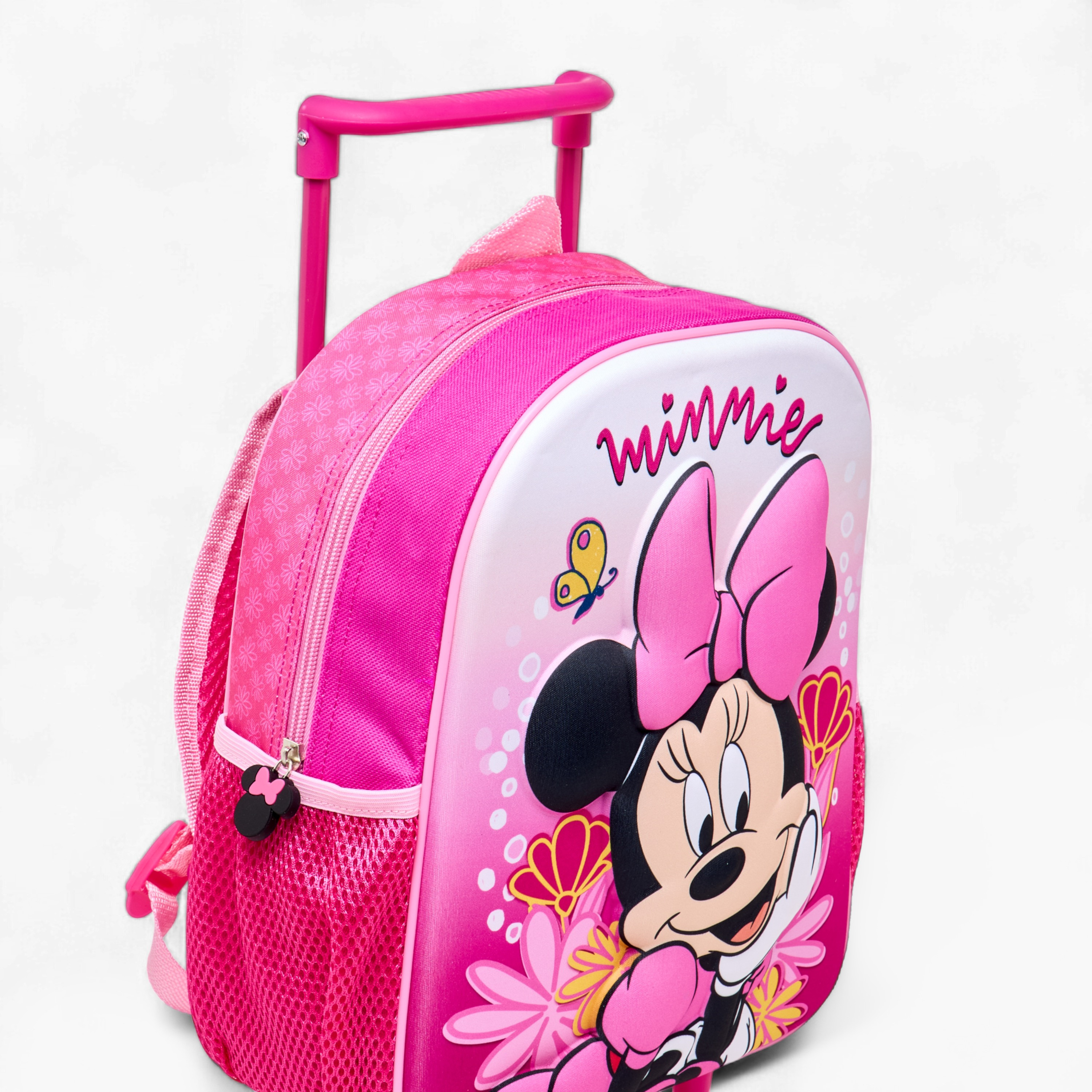 Disney 3-Piece Minnie Mouse Print Trolley Backpack Set -12 inches-school-bagsandbackpacks-trolleybags-image-7