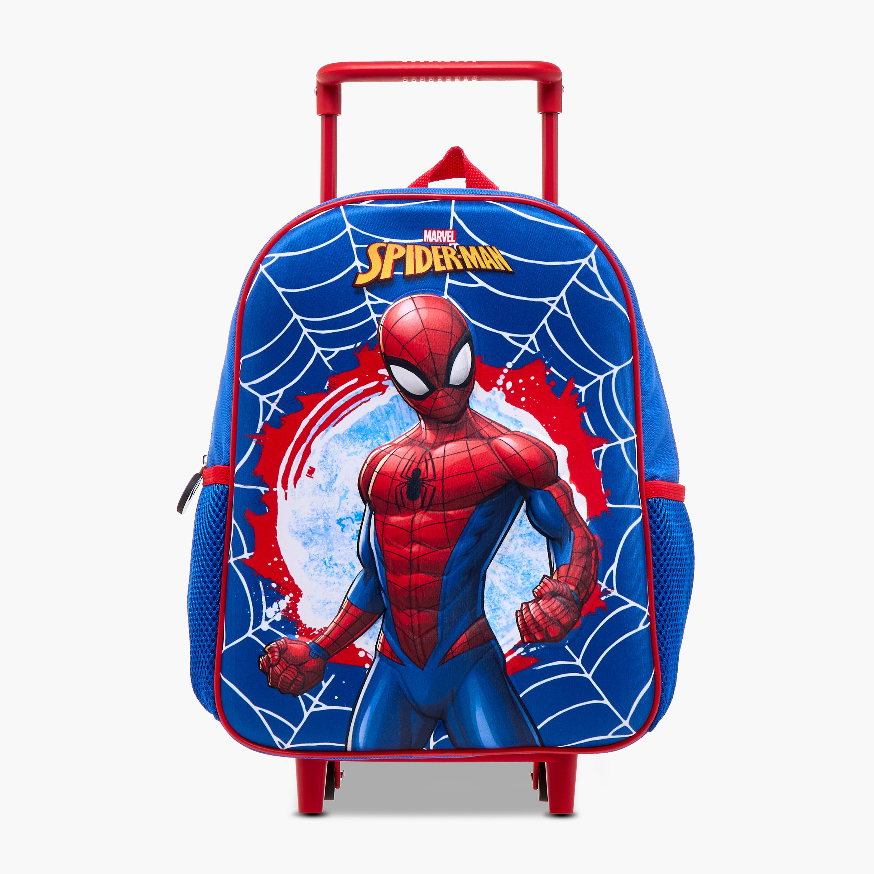 Spider-Man Print 3-Piece Trolley Backpack Set - 12 inches-school-bagsandbackpacks-trolleybags-image-4