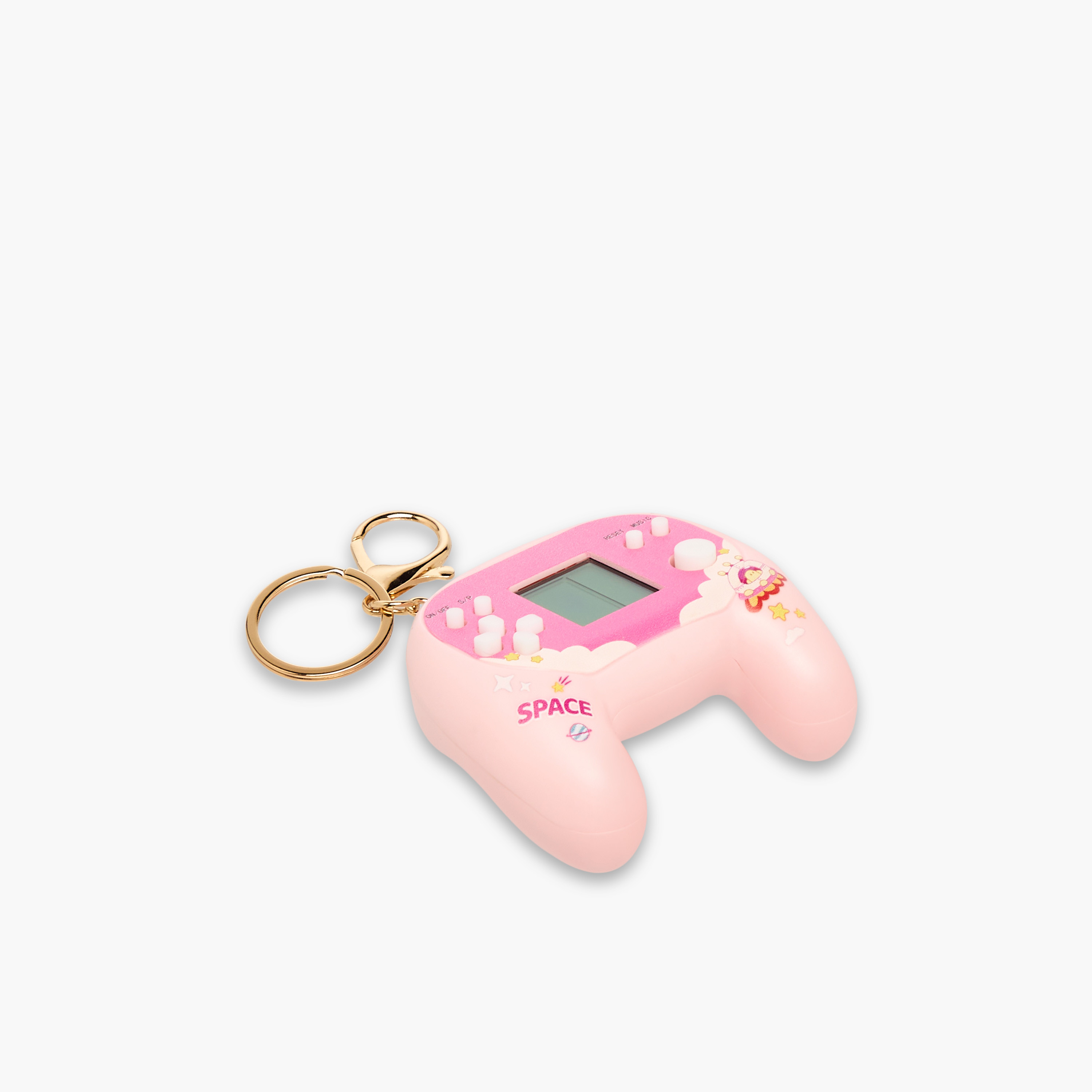 سلسلة مفاتيح لعبة إلكترونية فضائية مع خطاف-girls-accessories-keyringsandbagcharms-image-2