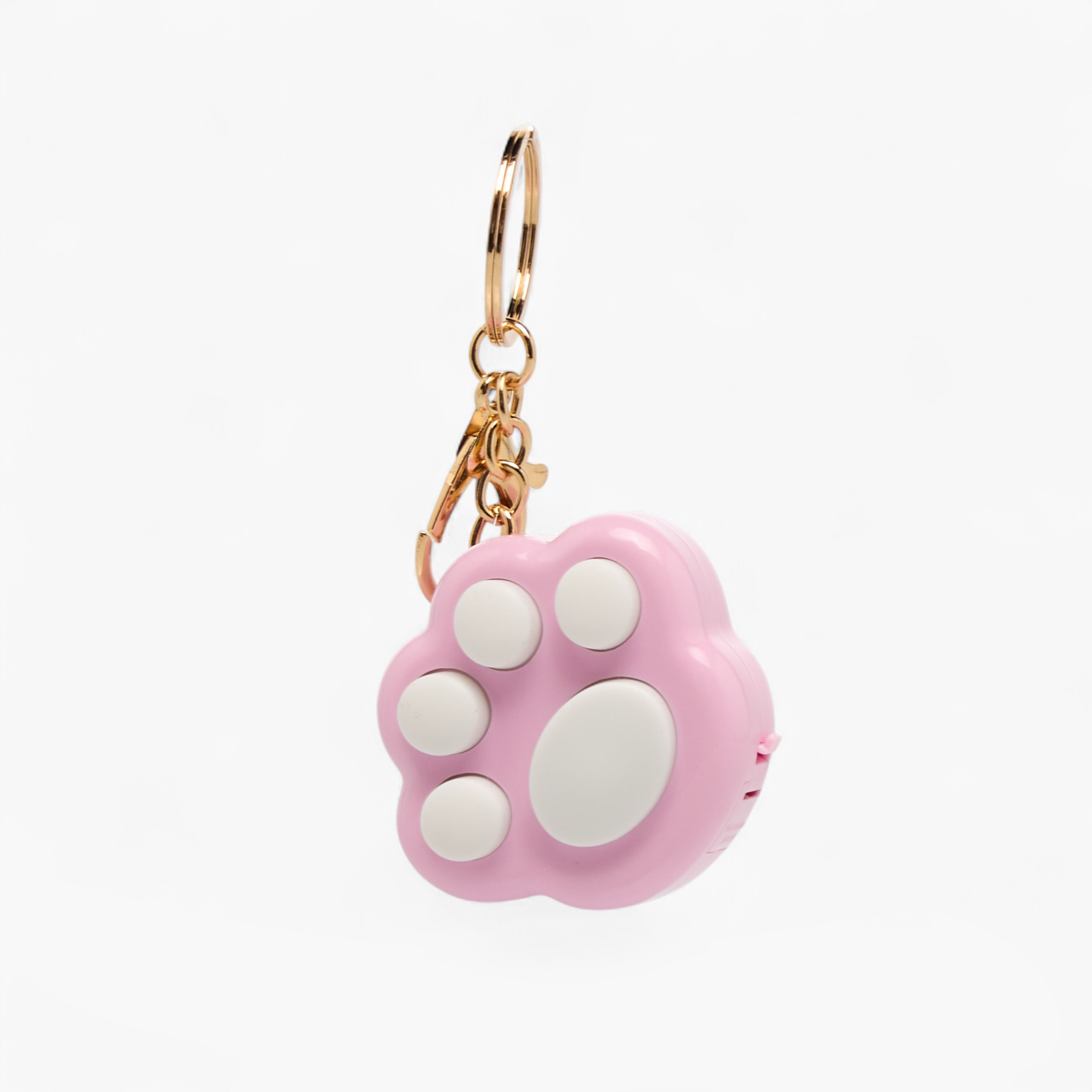 Cat Paw Charm Keyring with Lobster Hook-girls-accessories-keyringsandbagcharms-image-1