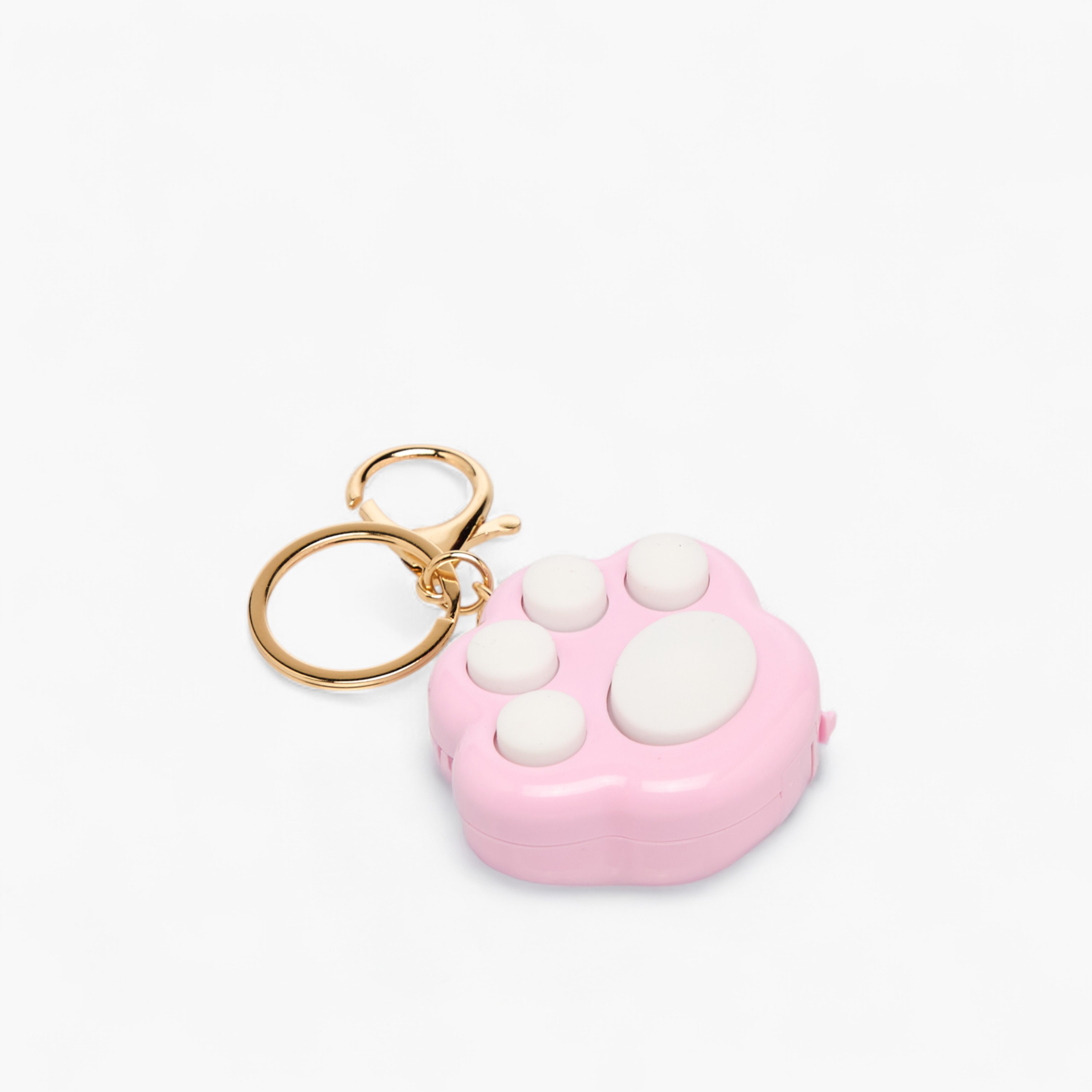 Cat Paw Charm Keyring with Lobster Hook-girls-accessories-keyringsandbagcharms-image-2
