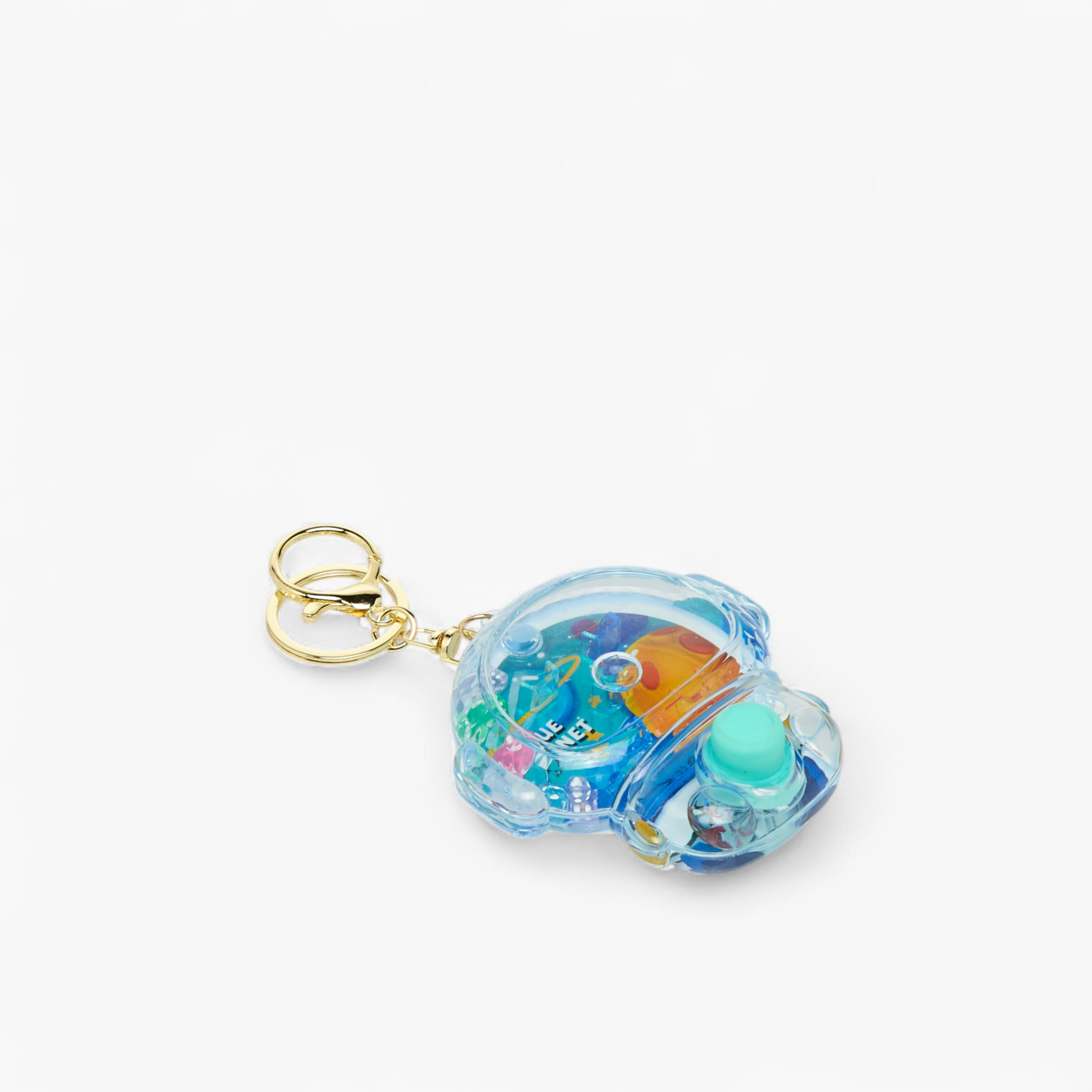 Astronaut Shaker Charm Keyring with Lobster Hook-girls-accessories-keyringsandbagcharms-image-2