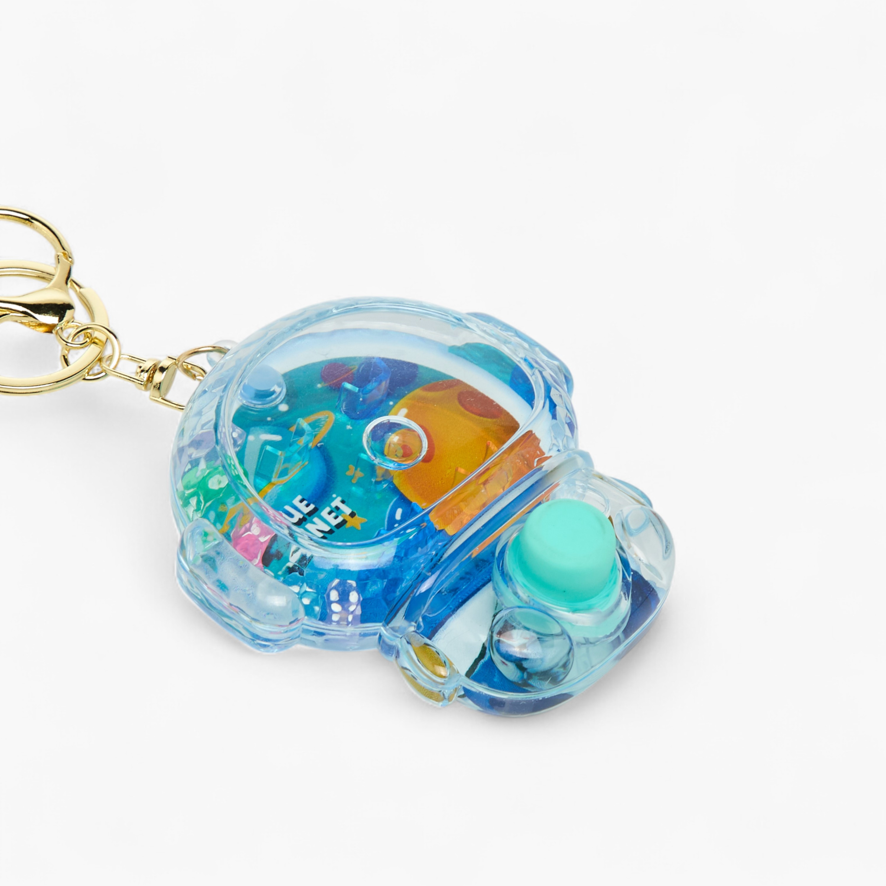 Astronaut Shaker Charm Keyring with Lobster Hook-girls-accessories-keyringsandbagcharms-image-3