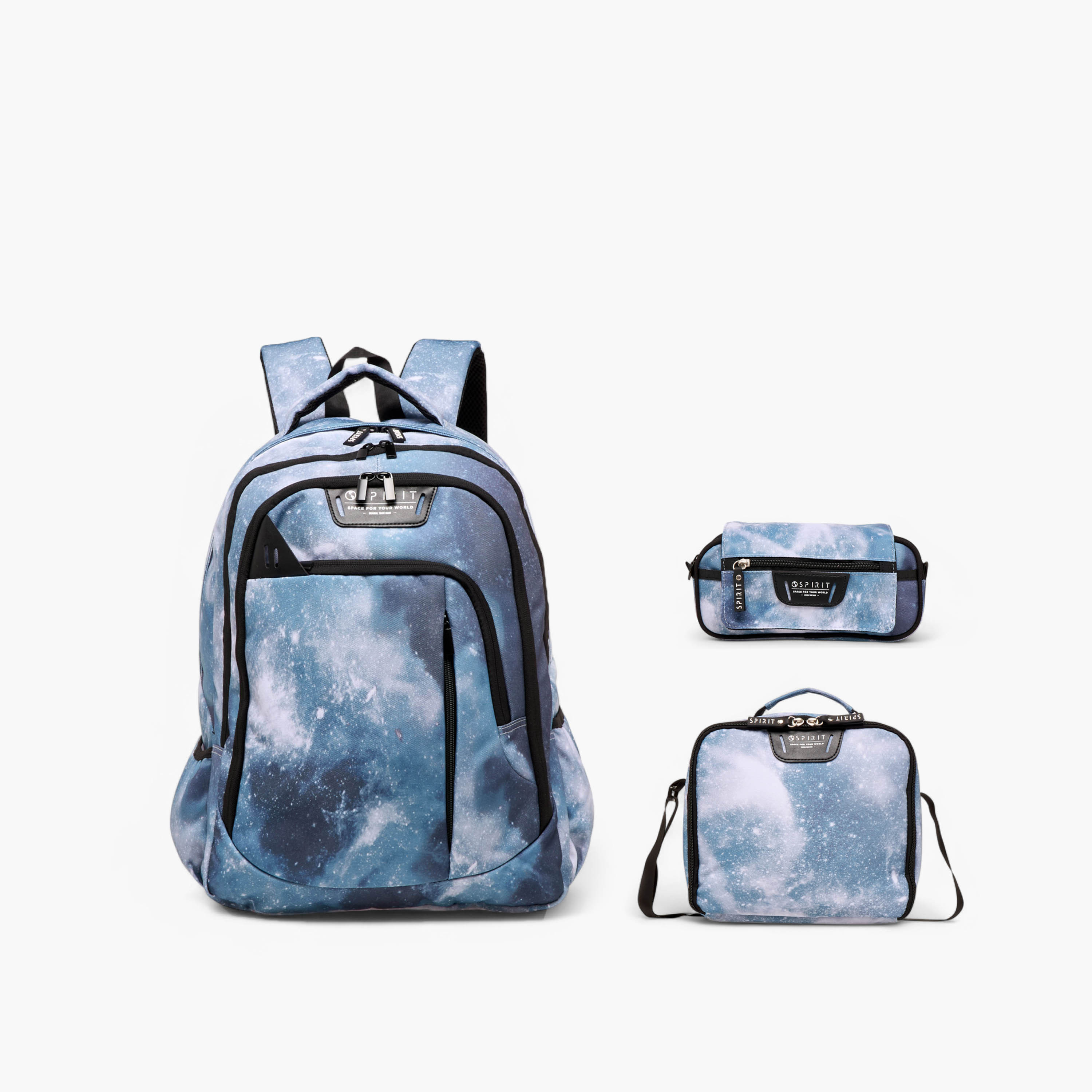 Spirit Galaxy Print 18.5 inch Backpack with Adjustable Shoulder Straps - 47x33x15 cms-school-bagsandbackpacks-backpacks-image-13