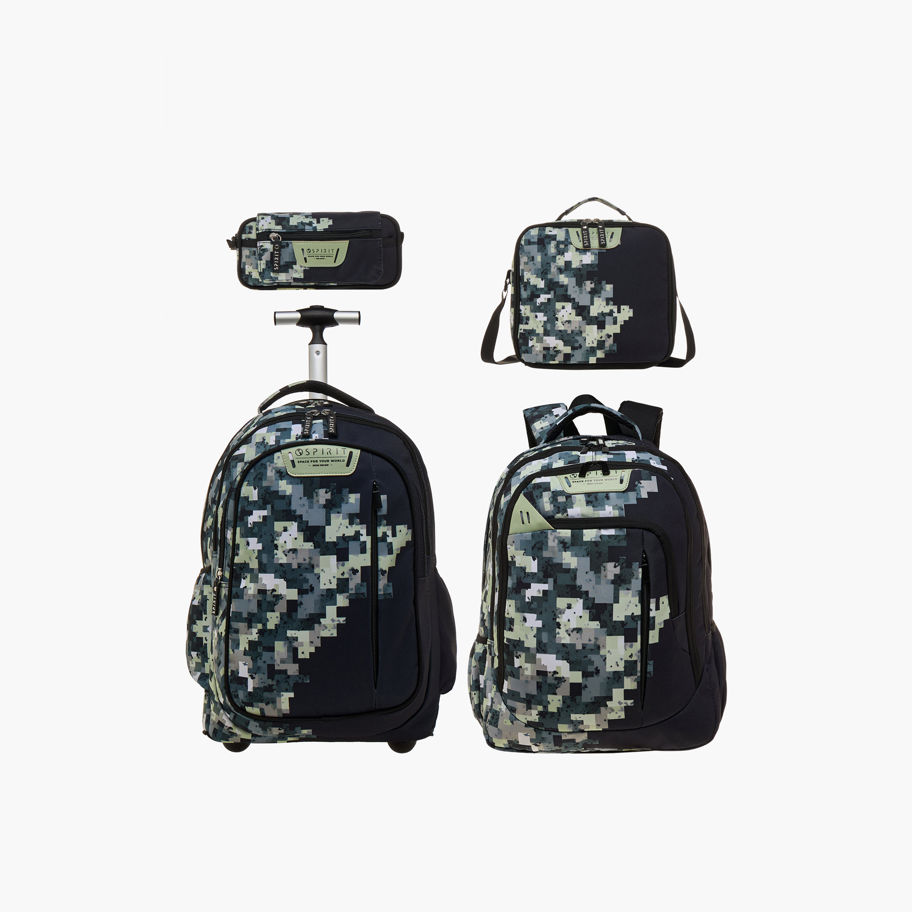 شنطة ترولي للأولاد 8-13 سنة بمقبض قابل للسحب وتصميم الأشكال من سبيريت -school-bagsandbackpacks-trolleybags-image-18