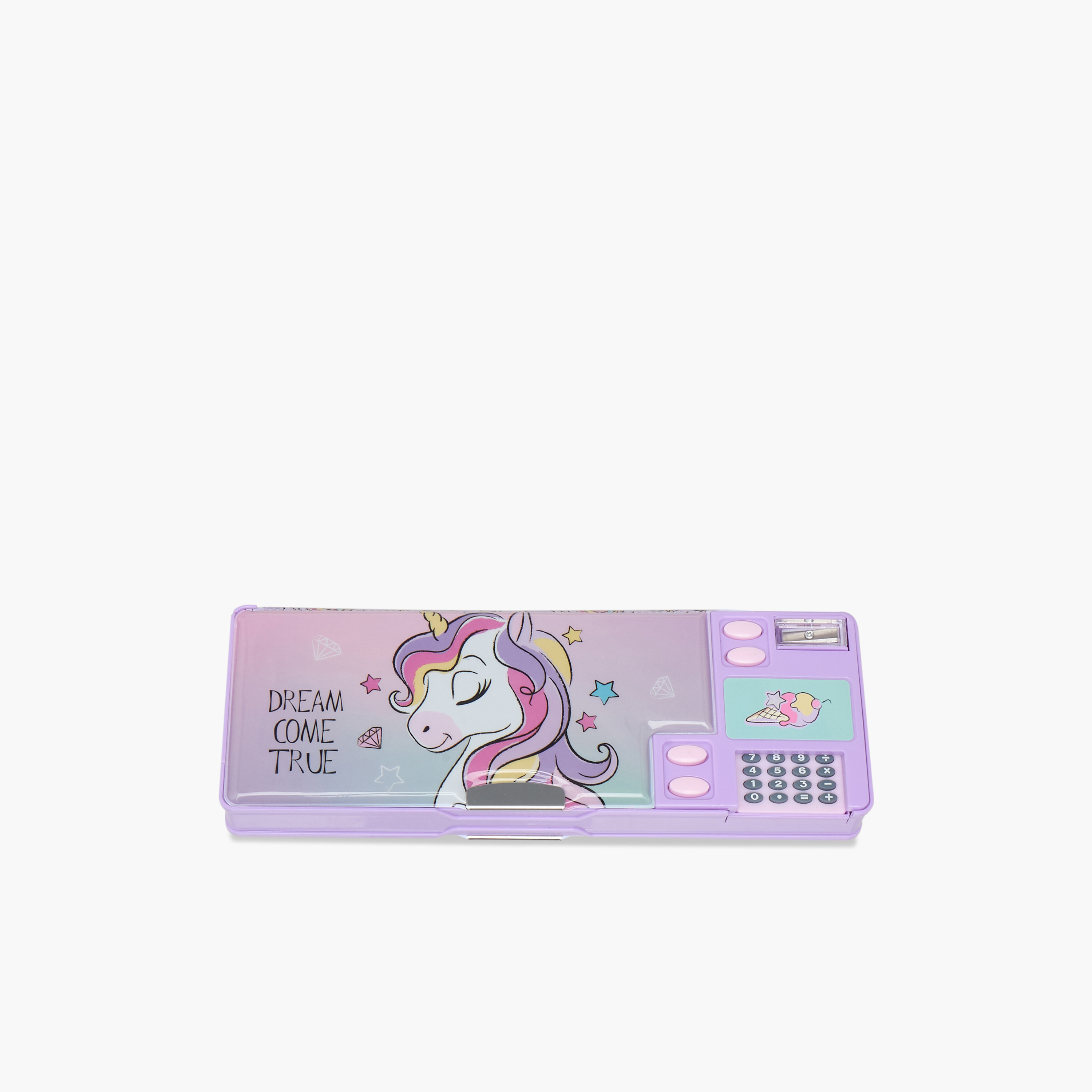 مقلمة متعددة الوظائف بطبعات يونيكورن من جونيورز-school-stationery-pencilcases-image-1