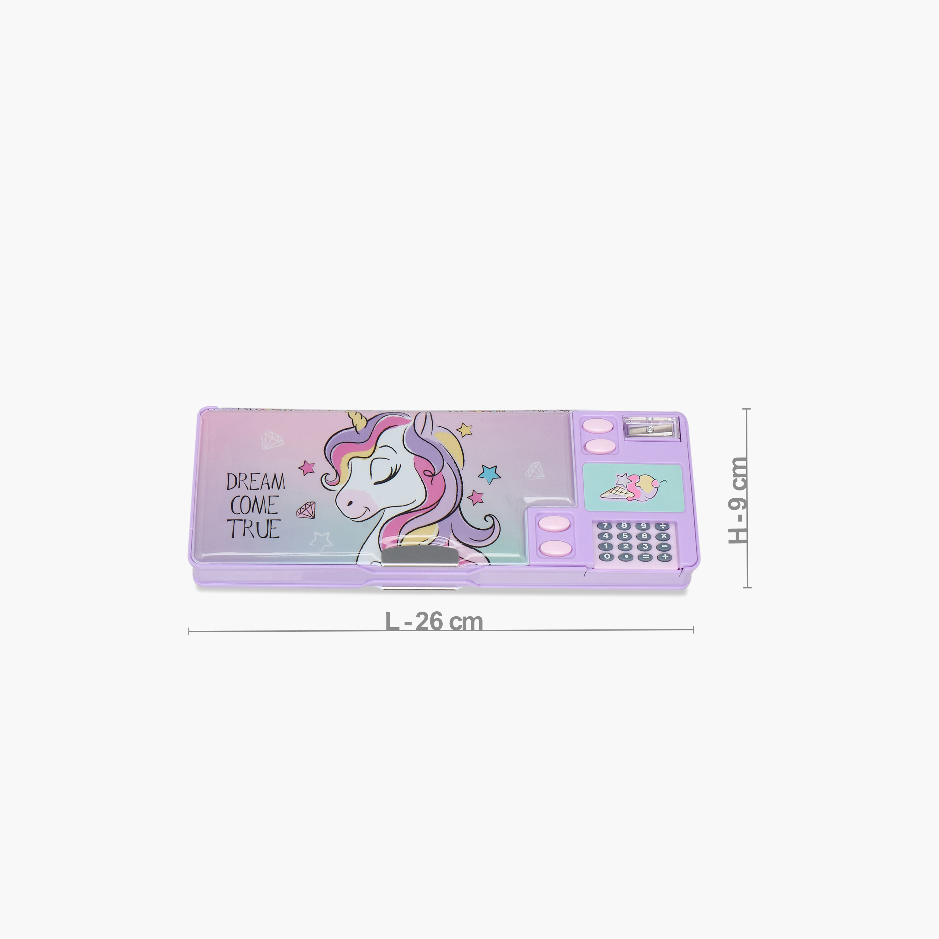 مقلمة متعددة الوظائف بطبعات يونيكورن من جونيورز-school-stationery-pencilcases-image-2