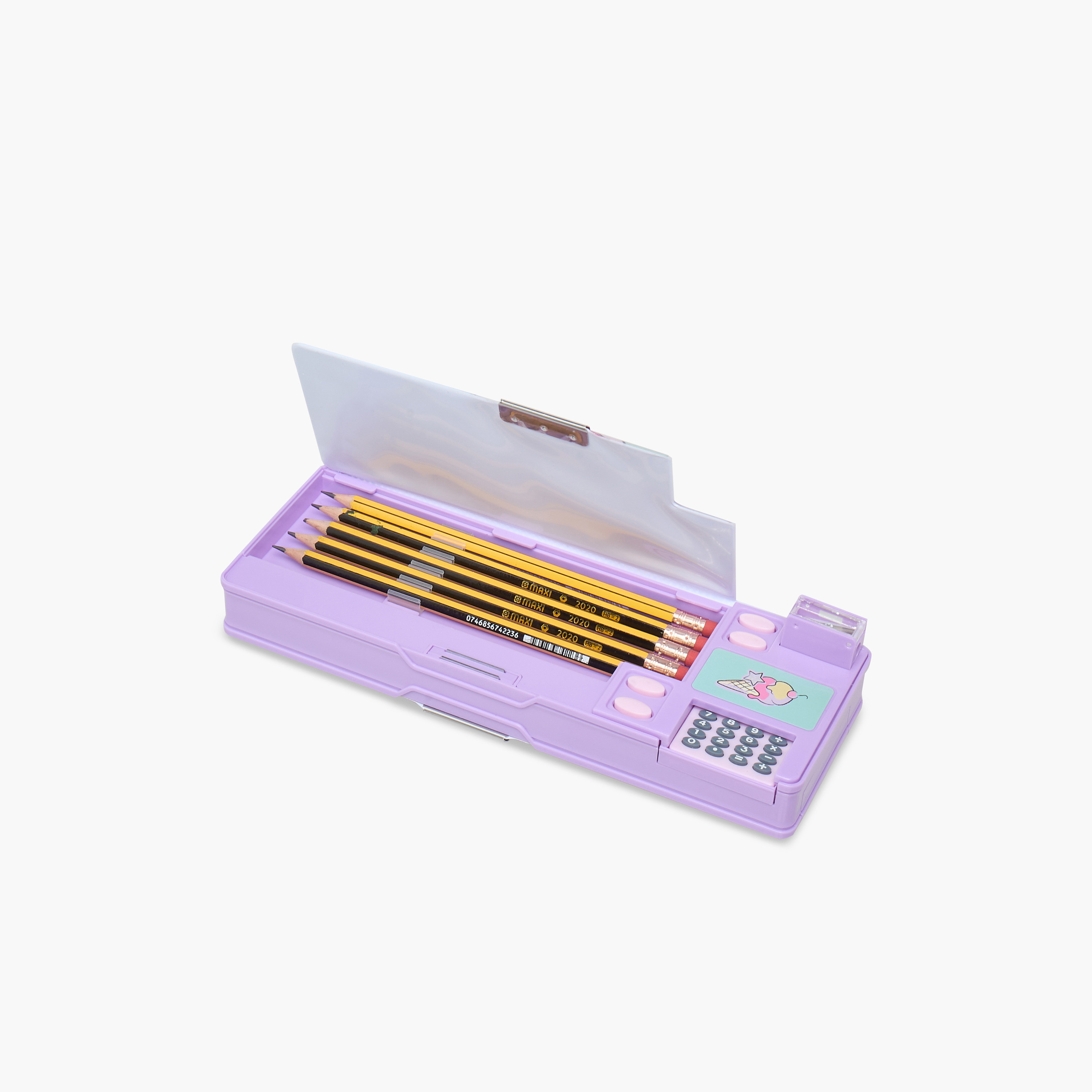 مقلمة متعددة الوظائف بطبعات يونيكورن من جونيورز-school-stationery-pencilcases-image-5