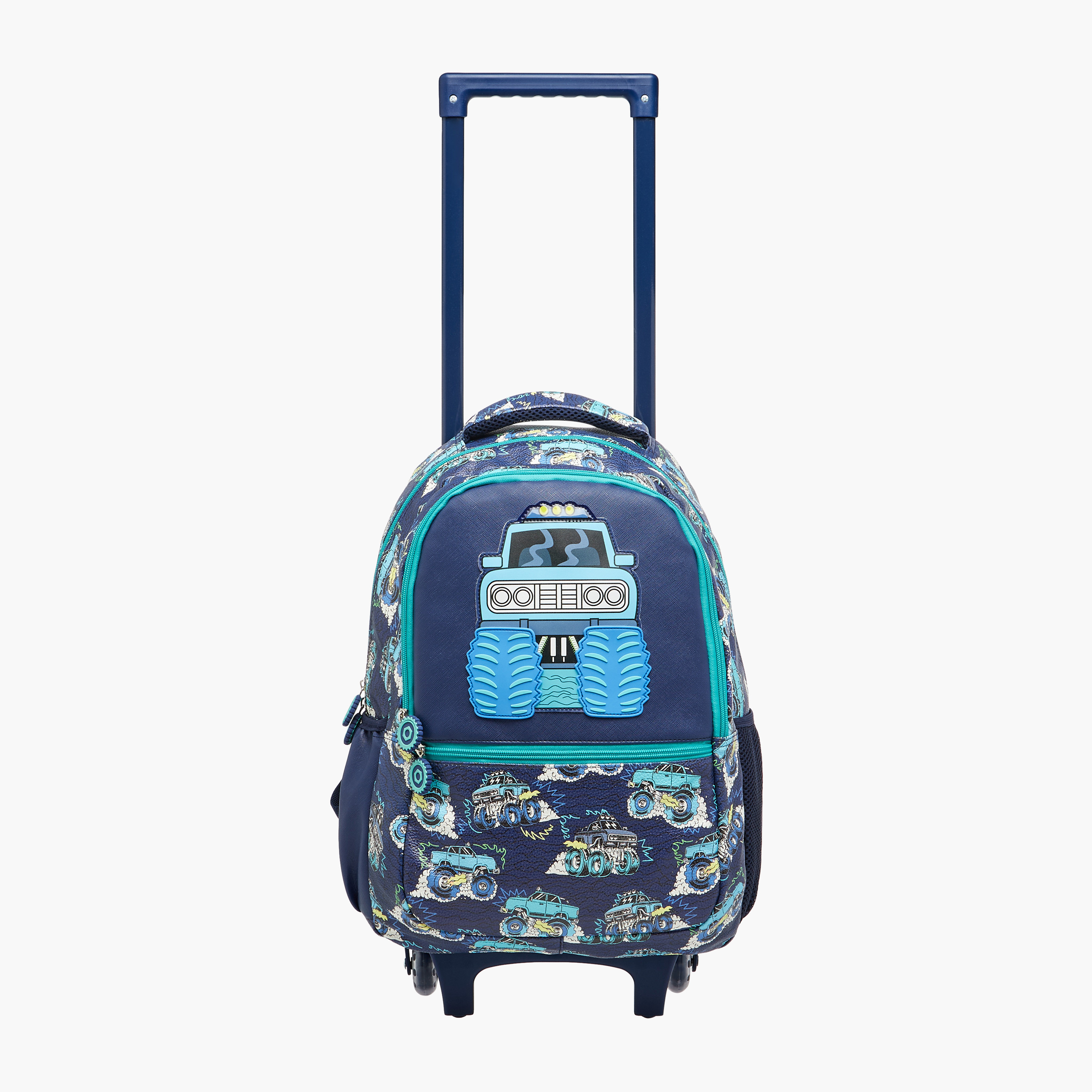 Juniors Vehicles Trolley Bag for Boys 5-8 Years with Adjustable Strap -school-bagsandbackpacks-trolleybags-image-7