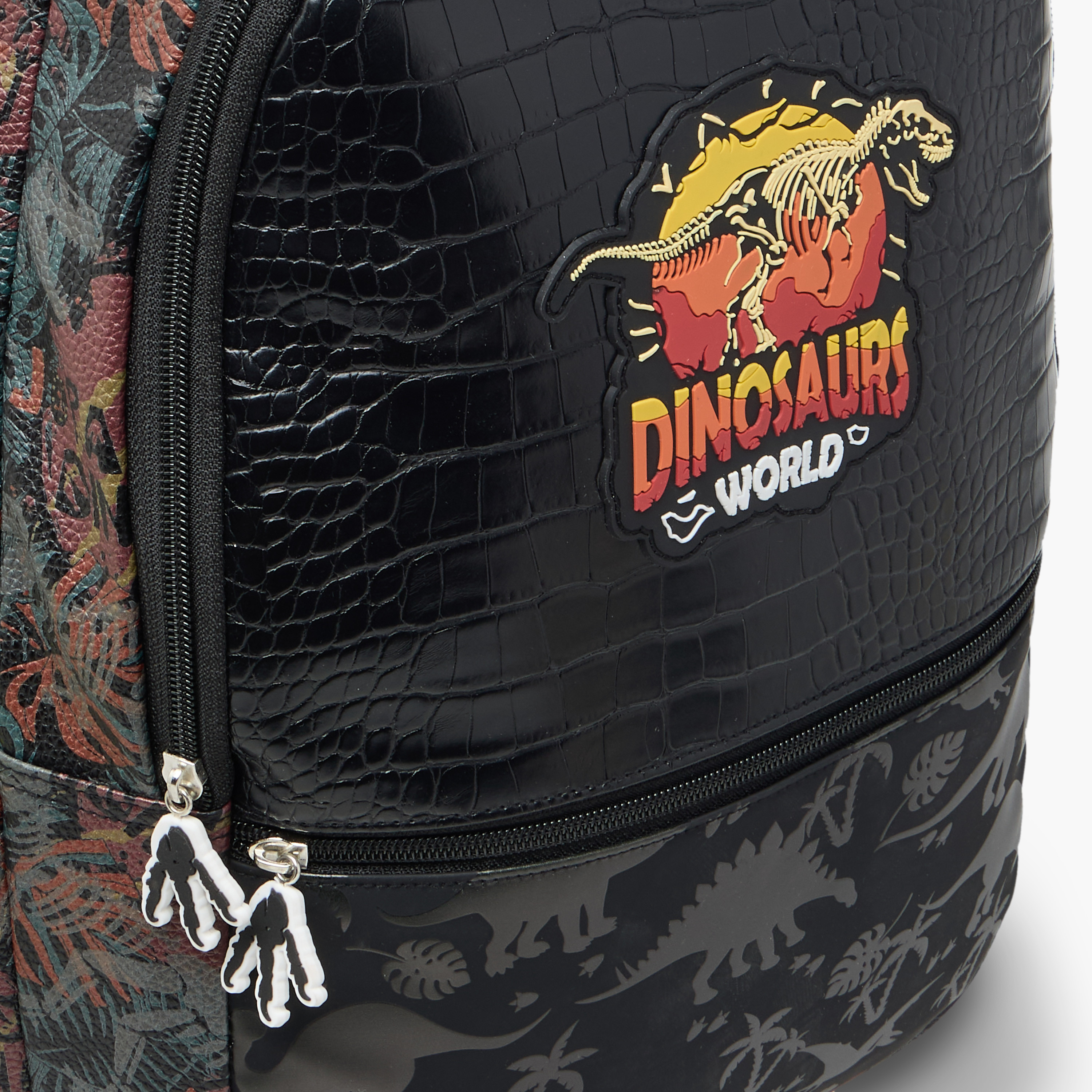 Juniors Dinosaur Trolley Bag for Boys 5-8 Years with Adjustable Strap -school-bagsandbackpacks-trolleybags-image-12