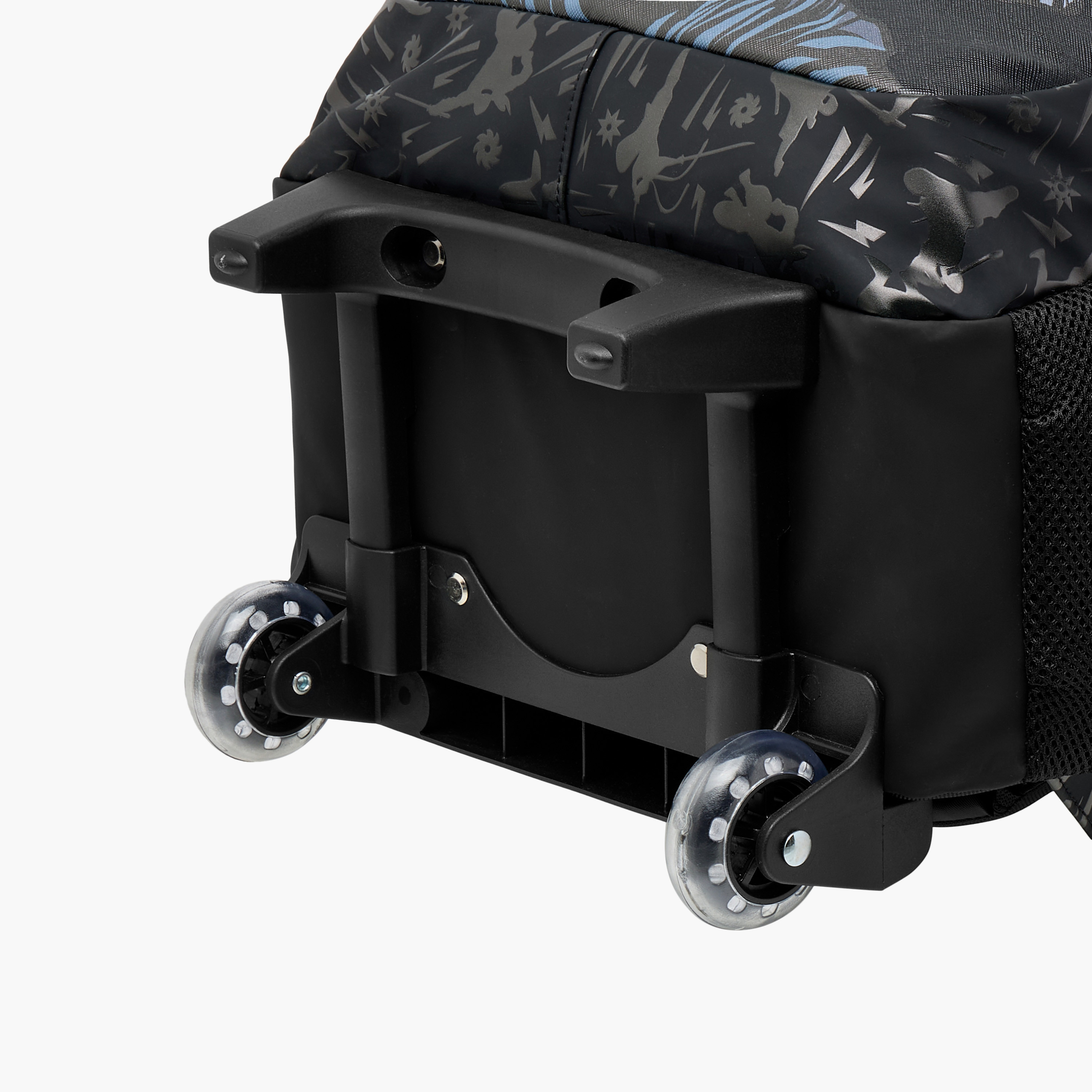 شنطة ترولي للأولاد 5-8 سنوات بحزام قابل للتعديل وتصميم النينجا من جونيورز-school-bagsandbackpacks-trolleybags-image-11