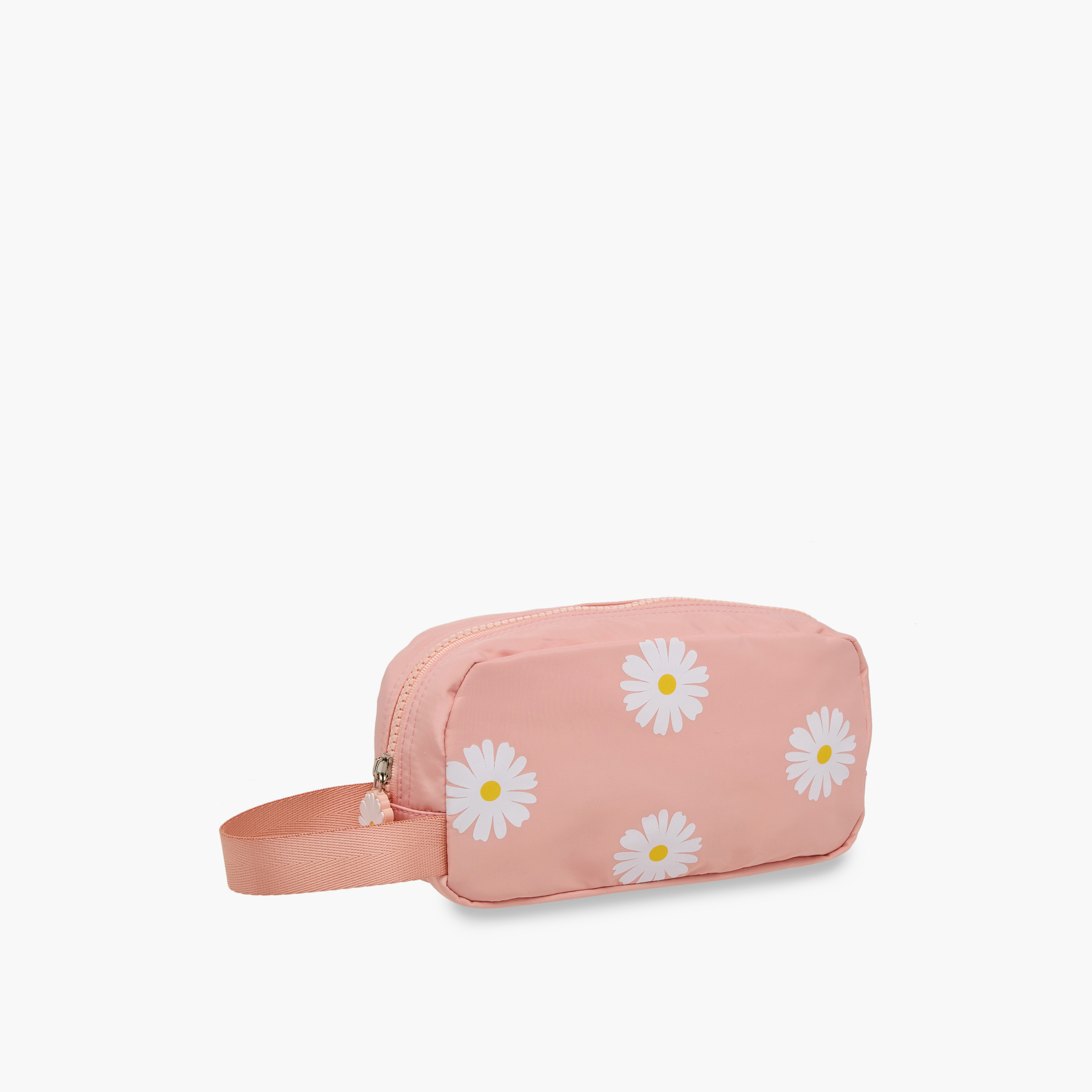Juniors Daisy Print Pencil Pouch with Zip Closure-school-stationery-pencilcases-image-10