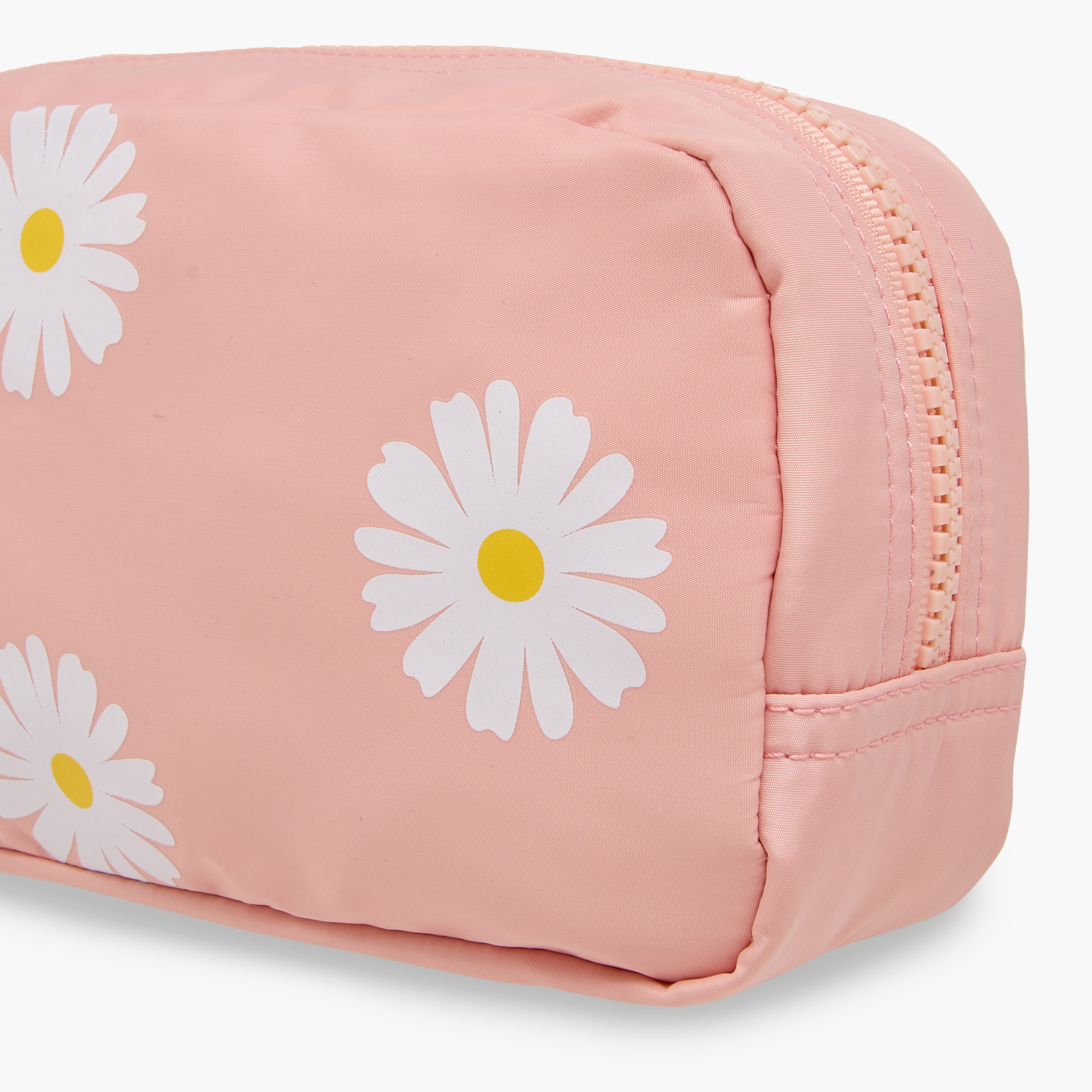 Juniors Daisy Print Pencil Pouch with Zip Closure-school-stationery-pencilcases-image-6