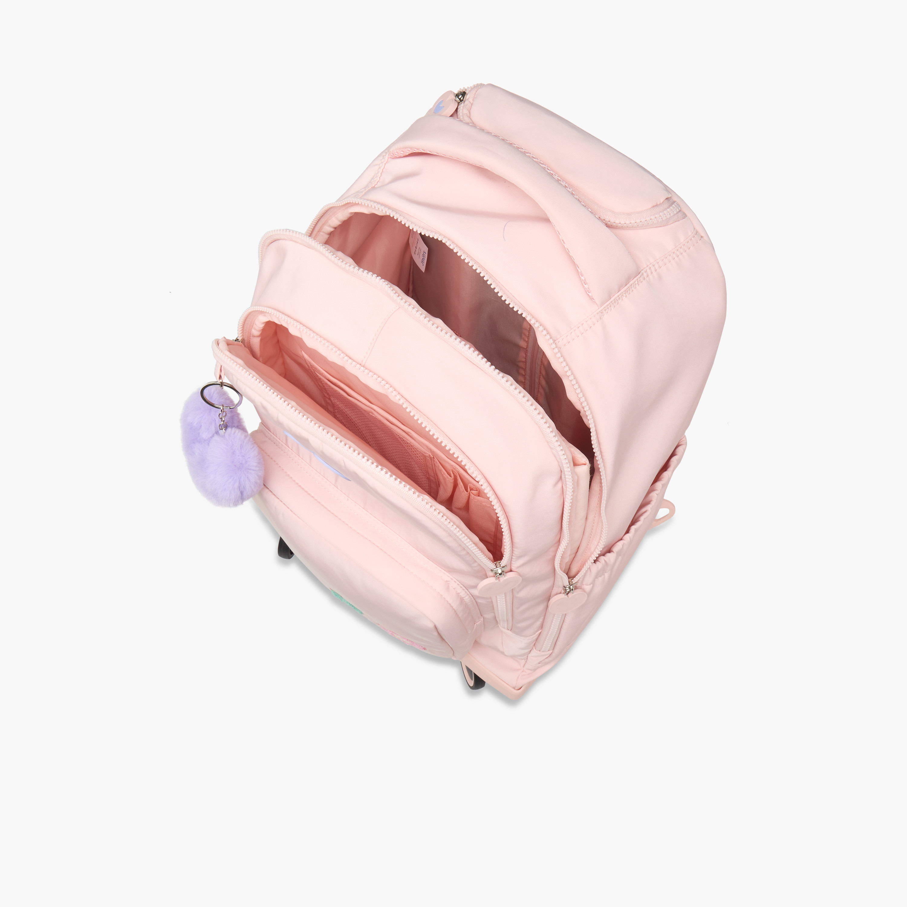 Juniors Floral Trolley Bag for Girls 8-13 Years with Adjustable Strap -school-bagsandbackpacks-trolleybags-image-14