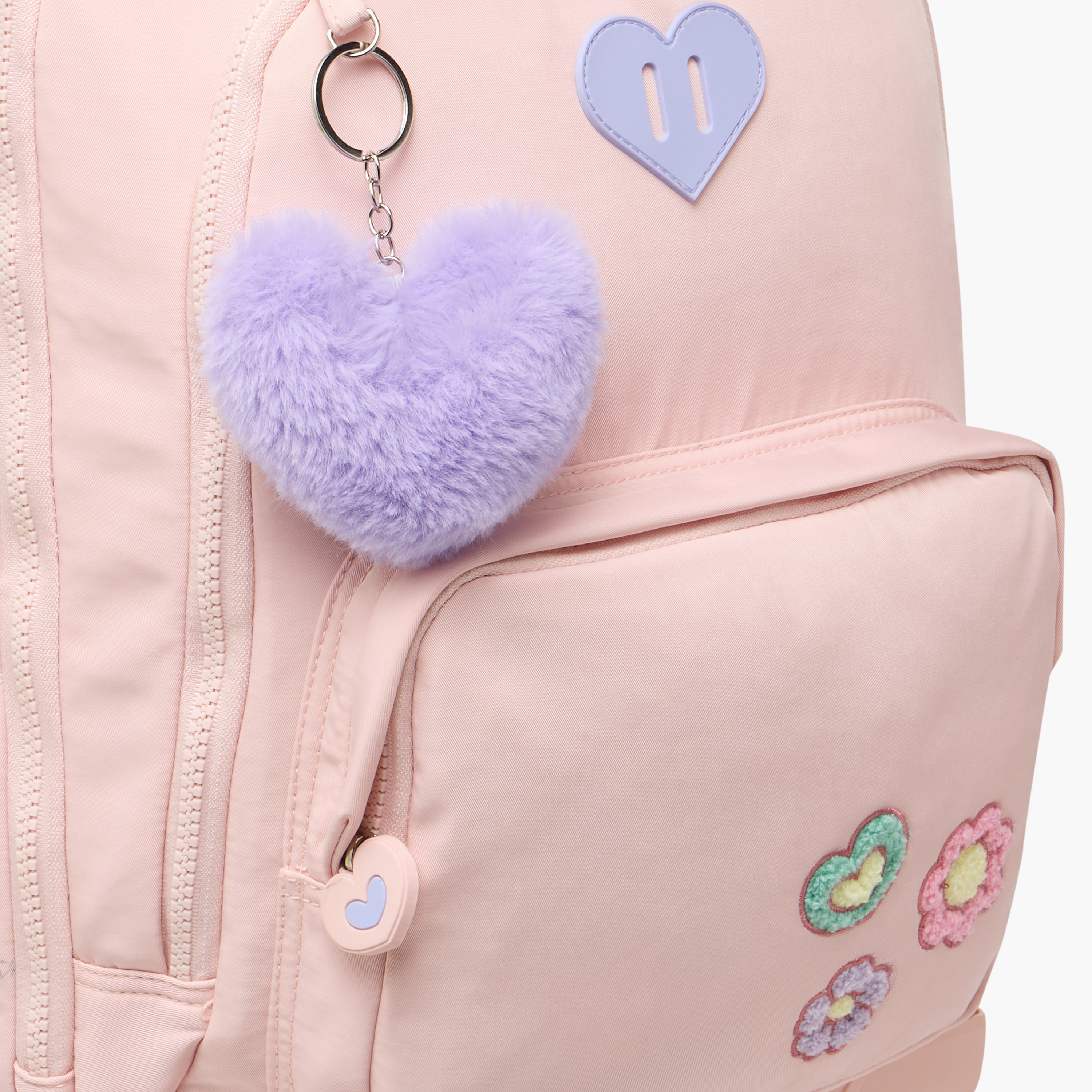 Juniors Floral Trolley Bag for Girls 8-13 Years with Adjustable Strap -school-bagsandbackpacks-trolleybags-image-10
