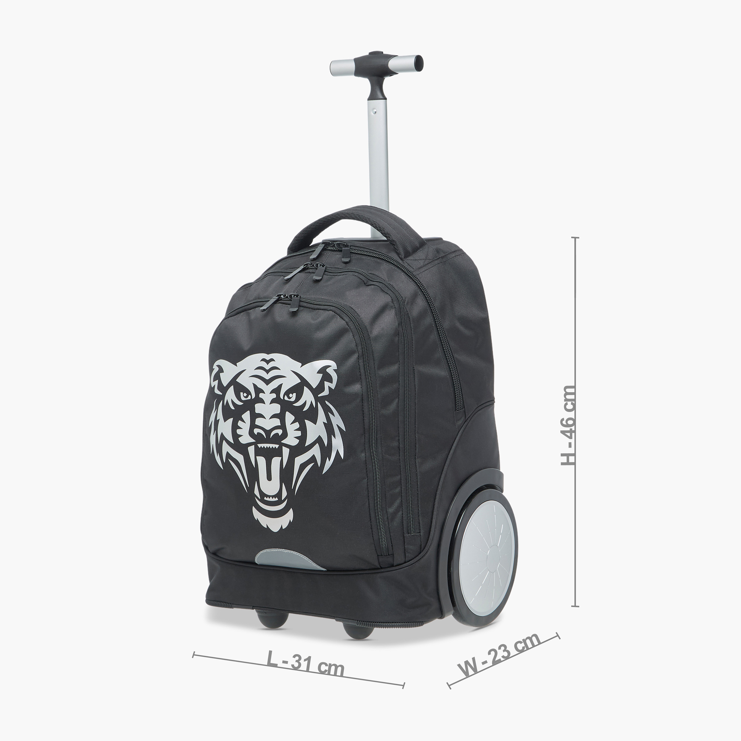 Juniors Animal Print Trolley Bag for Boys 8-13 Years with Laptop Compartment -school-bagsandbackpacks-trolleybags-image-5