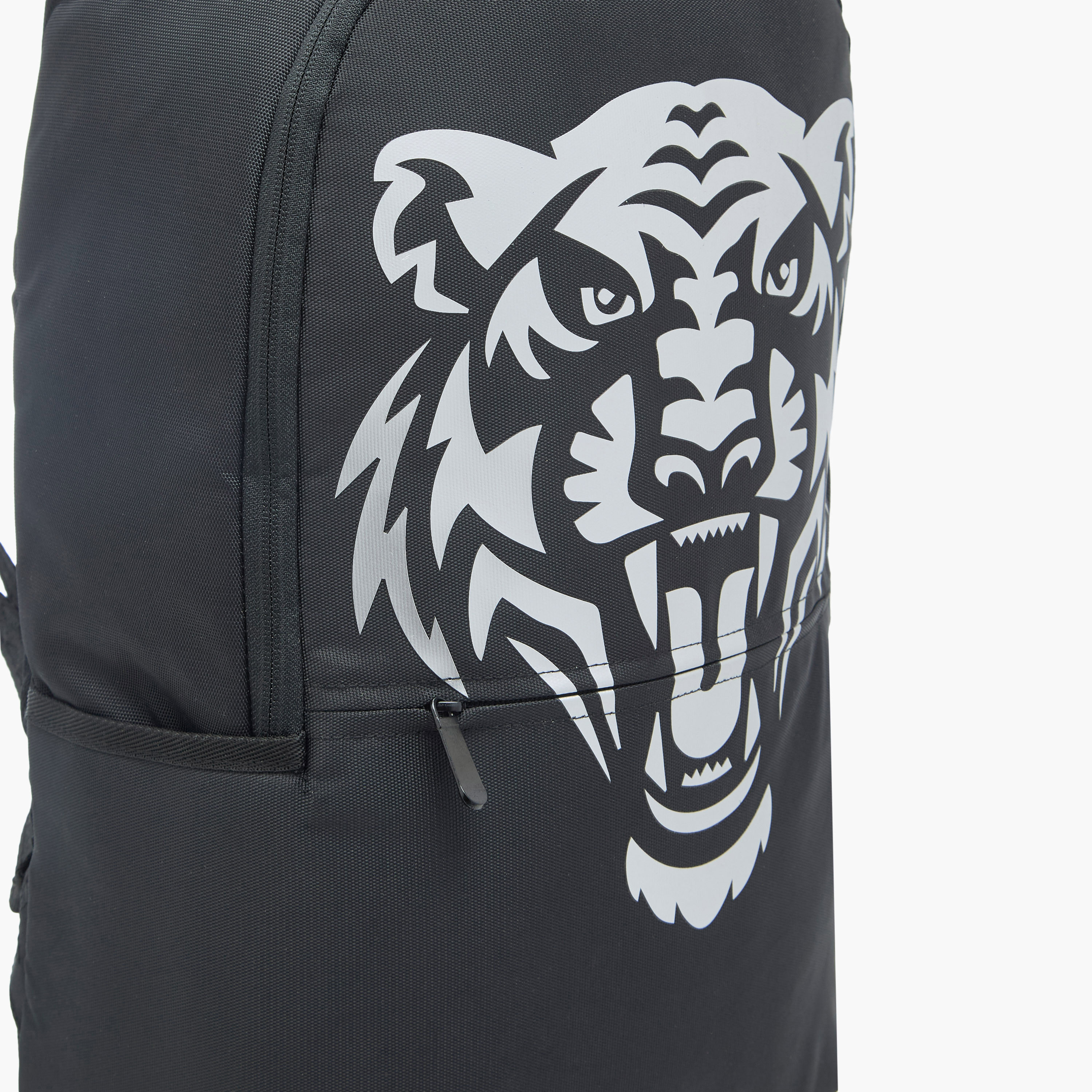 Juniors Tiger Print Backpack with Adjustable Shoulder Straps and Zip Closure - 18 inches-school-bagsandbackpacks-backpacks-image-7