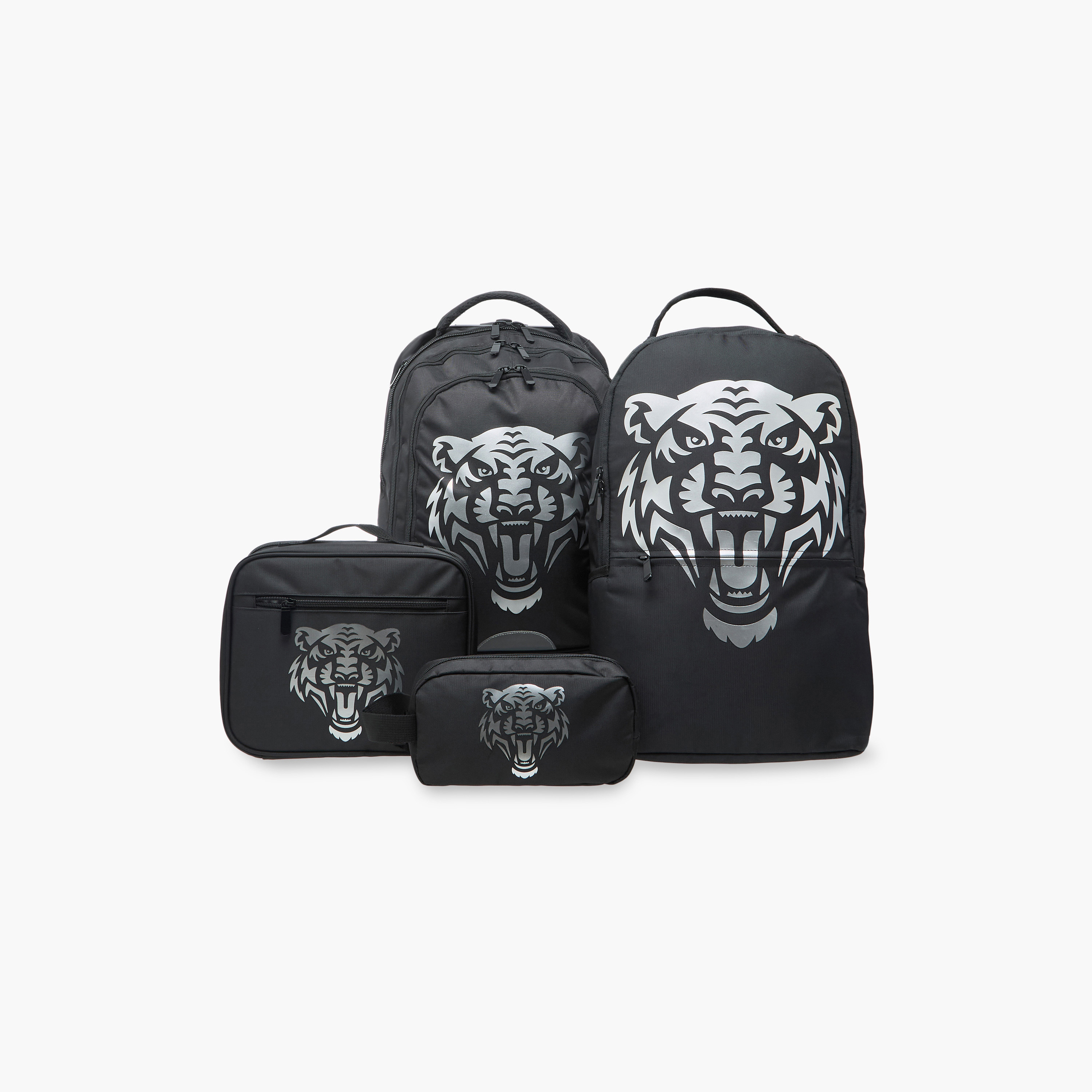 Juniors Tiger Print Pencil Case with Zip Closure-school-stationery-pencilcases-image-8