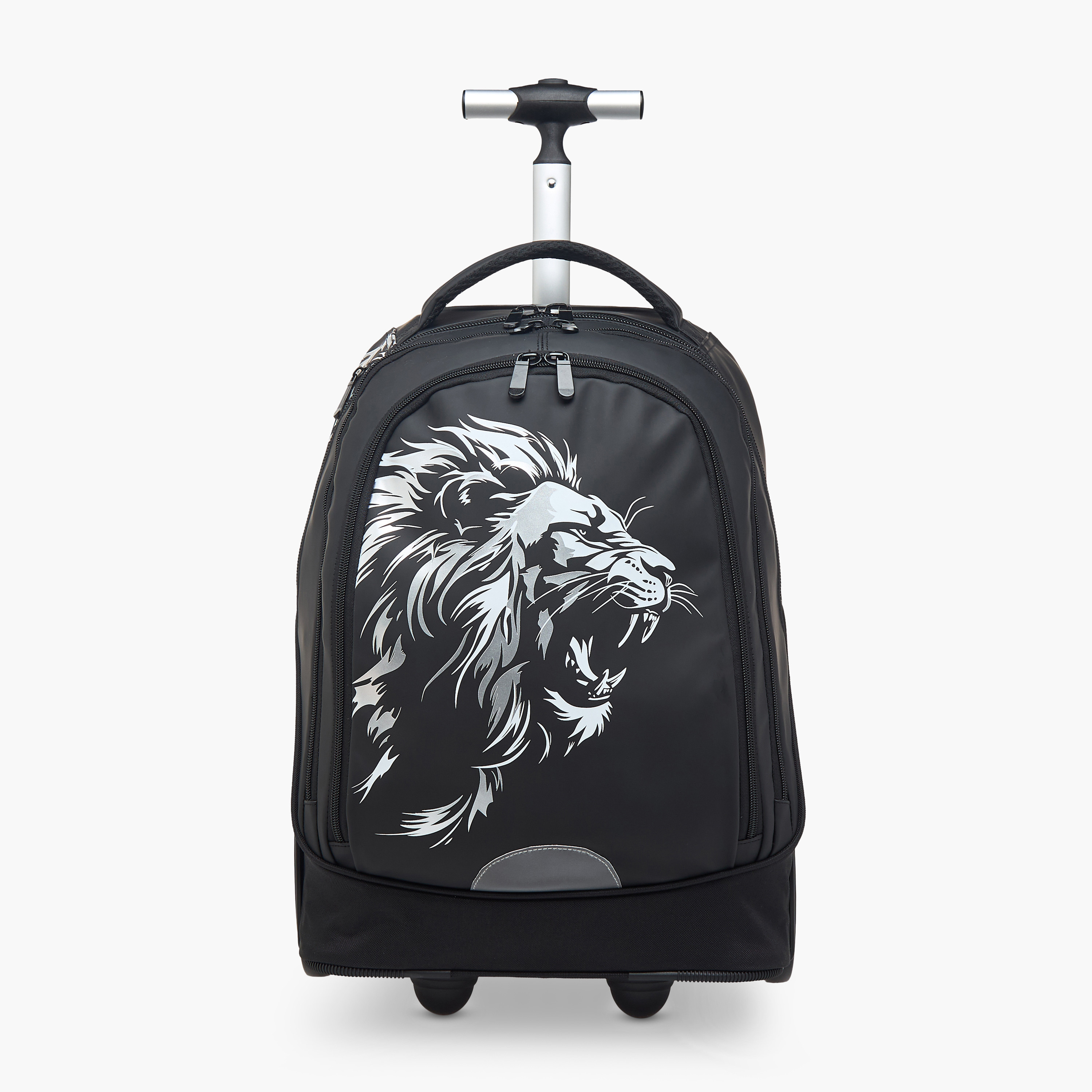 Juniors Animal Print Trolley Bag for Boys 8-13 Years with Laptop Compartment -school-bagsandbackpacks-trolleybags-image-2