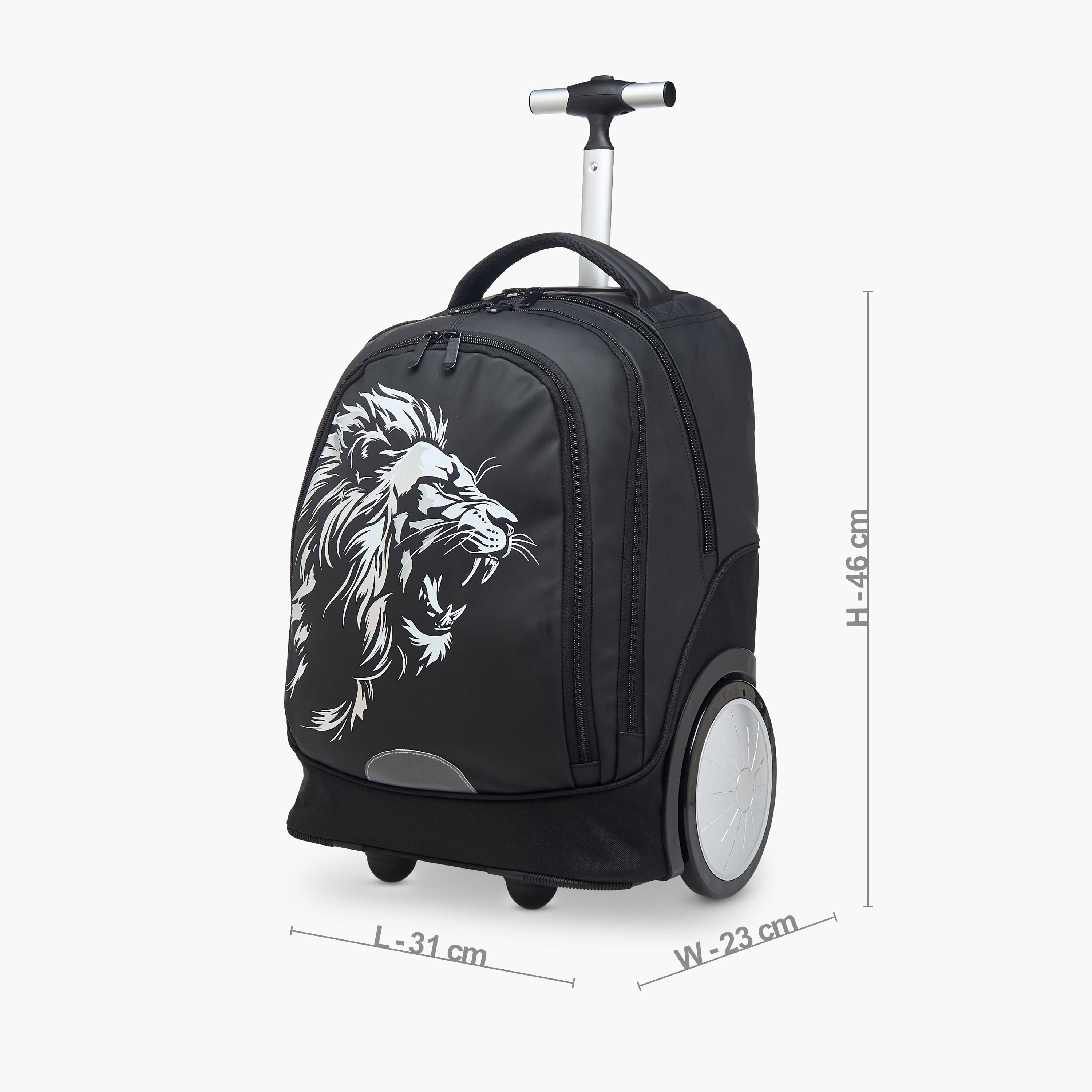 Juniors Animal Print Trolley Bag for Boys 8-13 Years with Laptop Compartment -school-bagsandbackpacks-trolleybags-image-5