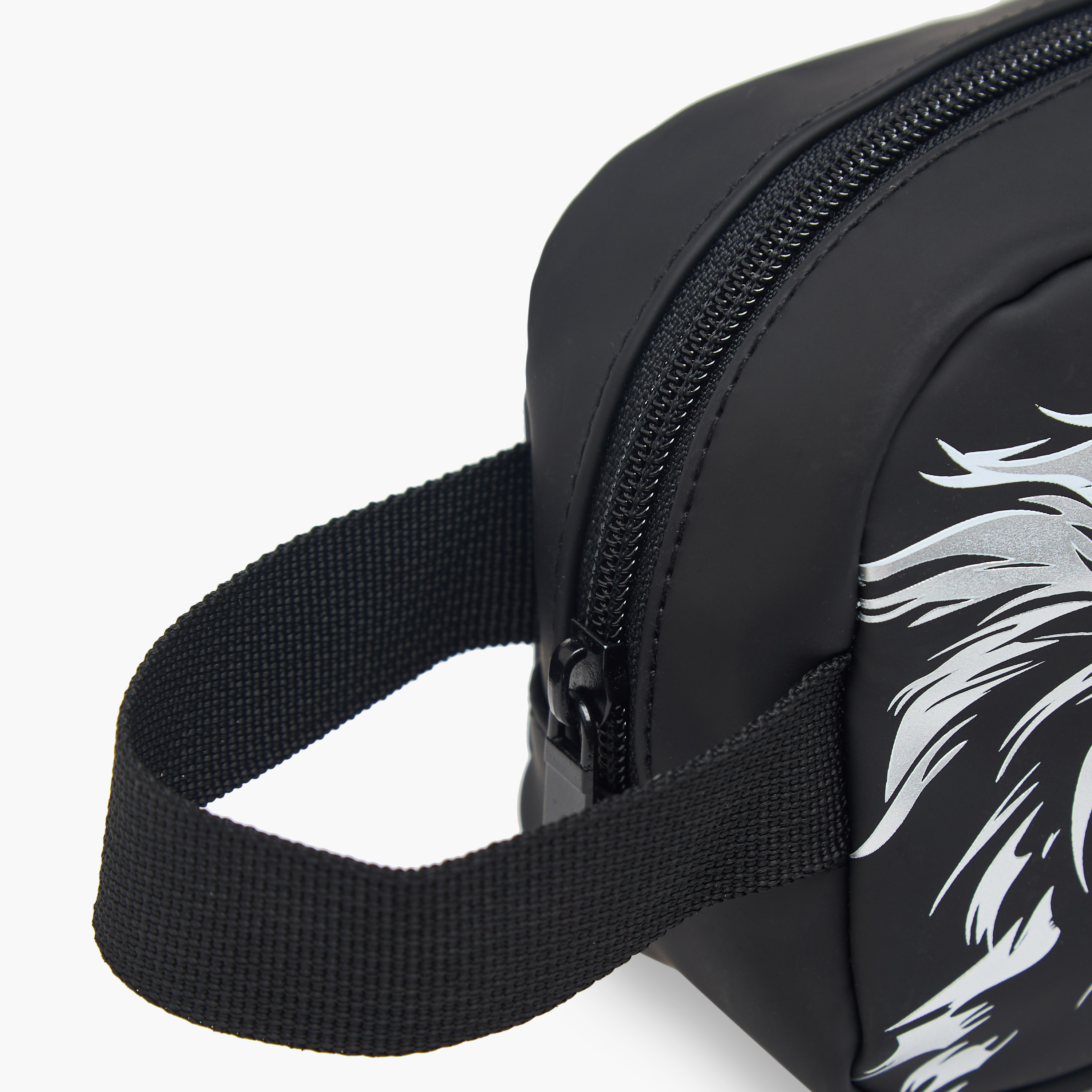 Juniors Lion Print Pencil Pouch with Zip Closure-school-stationery-pencilcases-image-5