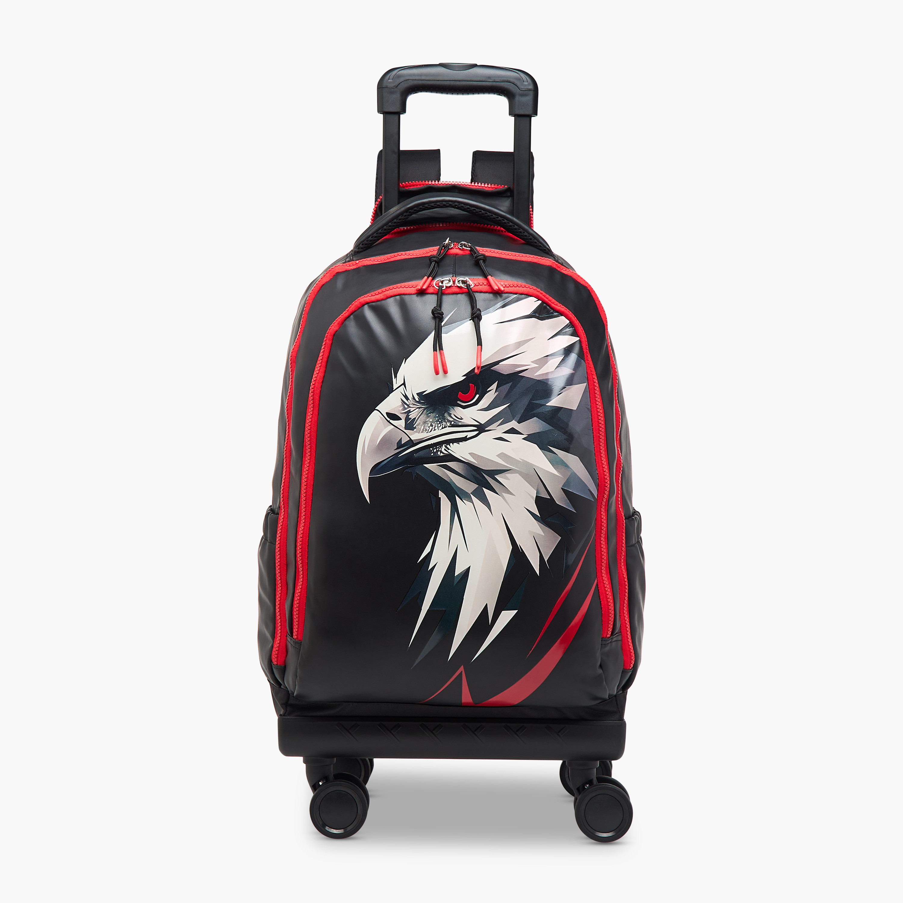 Juniors Eagle Trolley Bag for Boys 8-13 Years with Adjustable Strap-school-bagsandbackpacks-trolleybags-image-2